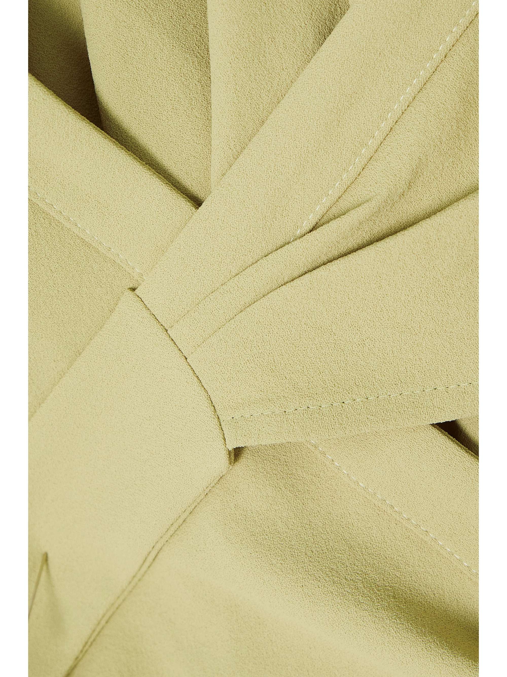 THEBE MAGUGU Cropped crepe shirt