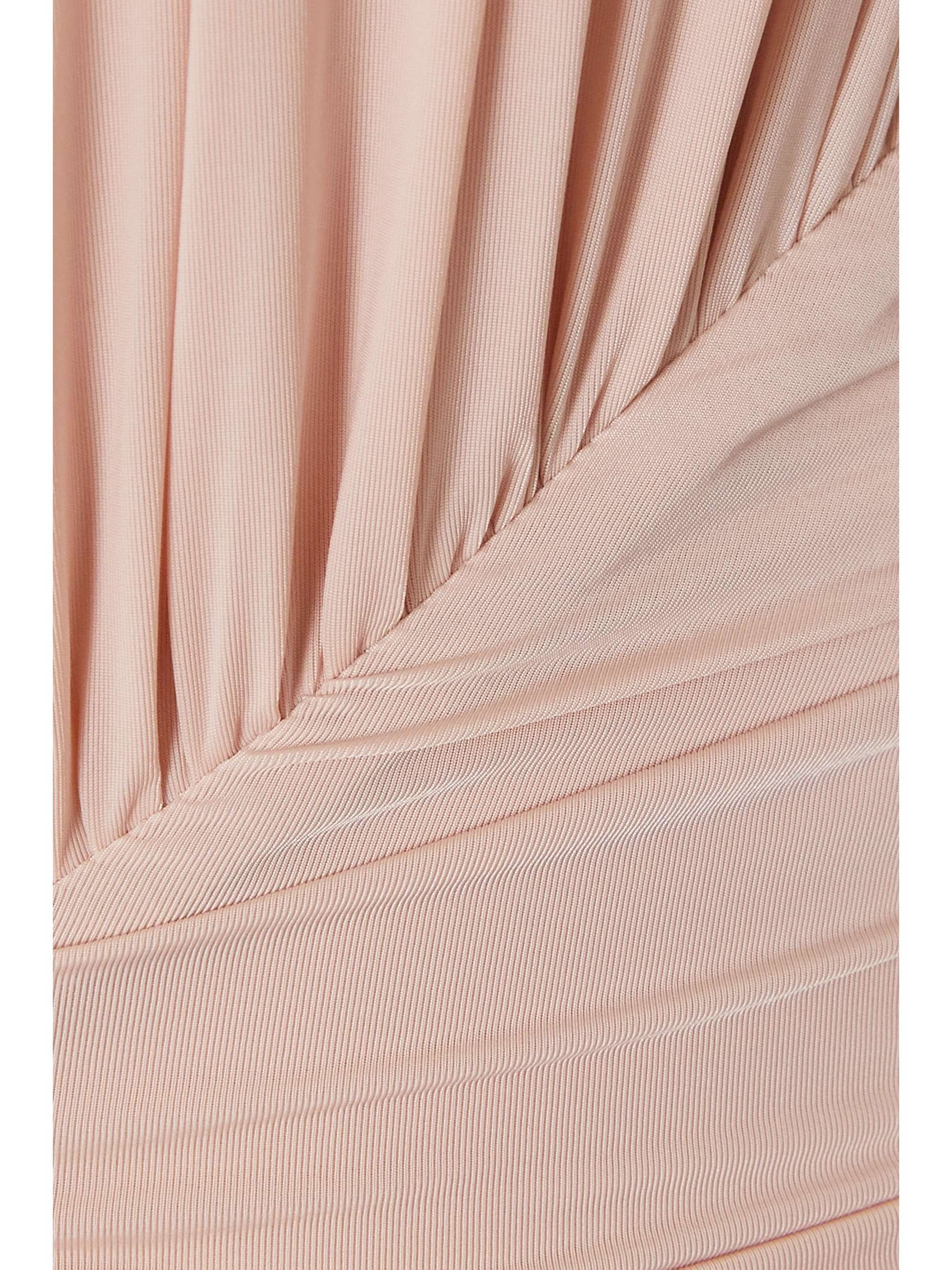 ALEX PERRY Chance ruched stretch-jersey midi dress