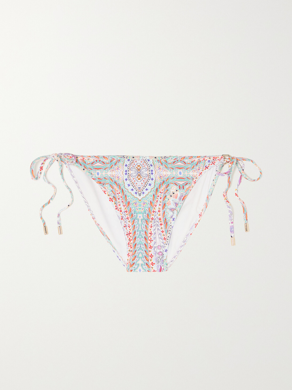 Melissa Odabash Malta Printed Bikini Briefs - Pink
