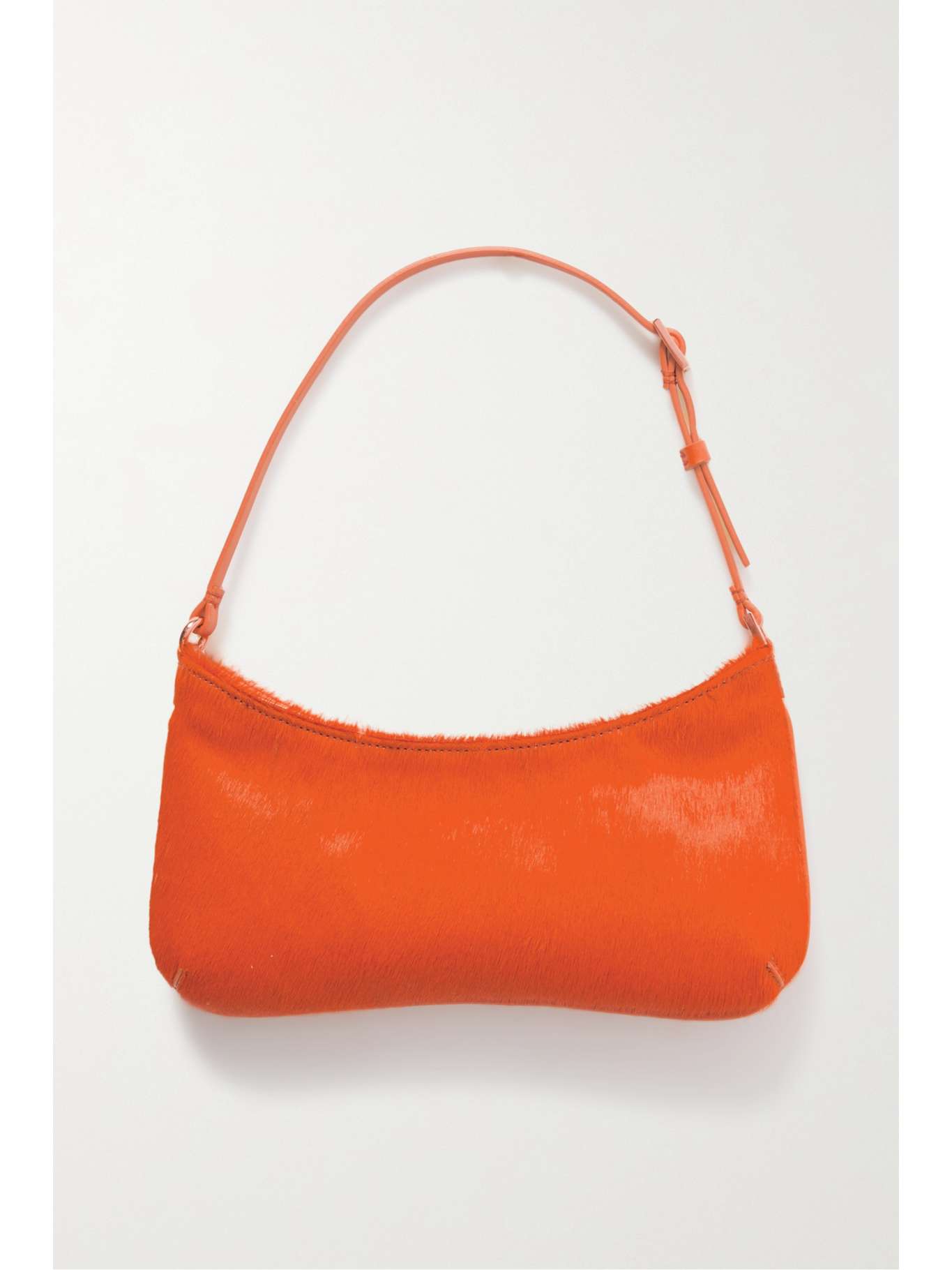 JACQUEMUS Le Bisou calf hair shoulder bag NETAPORTER