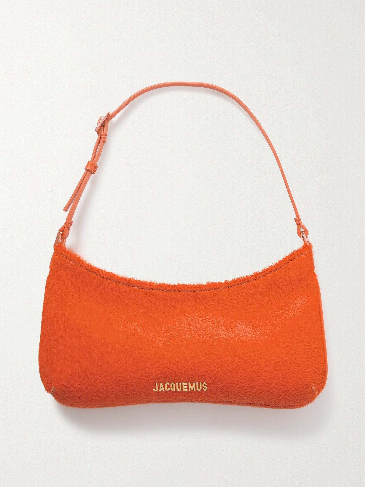 Jacquemus - Le Bisou Calf Hair Shoulder Bag - Orange