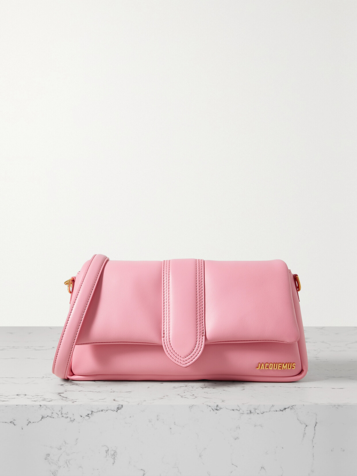 Jacquemus - Le Bambimou Padded Leather Shoulder Bag - Pink