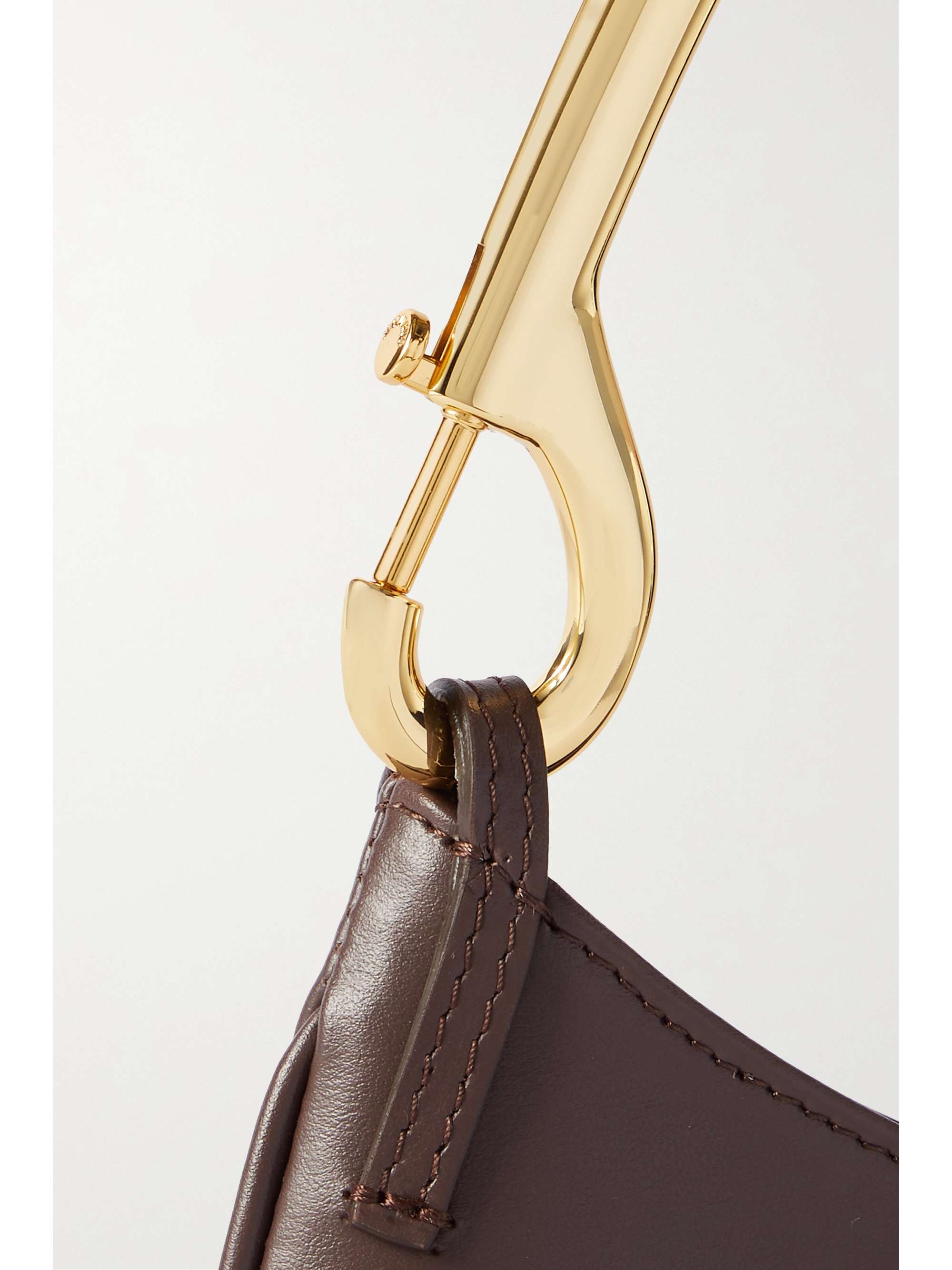 JACQUEMUS Le Bisou mousqueton leather shoulder bag