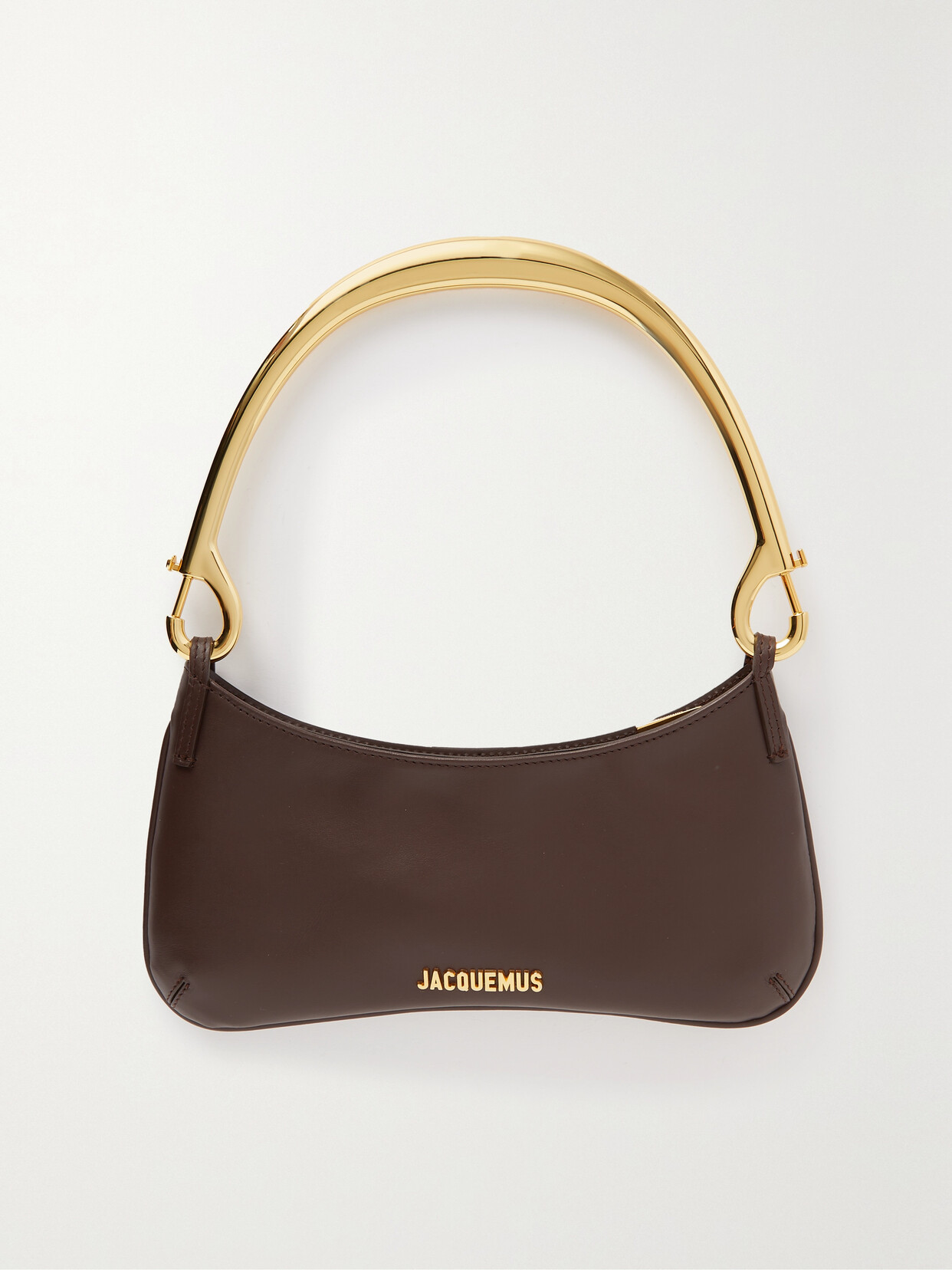 Jacquemus - Le Bisou Mousqueton Leather Shoulder Bag - Brown