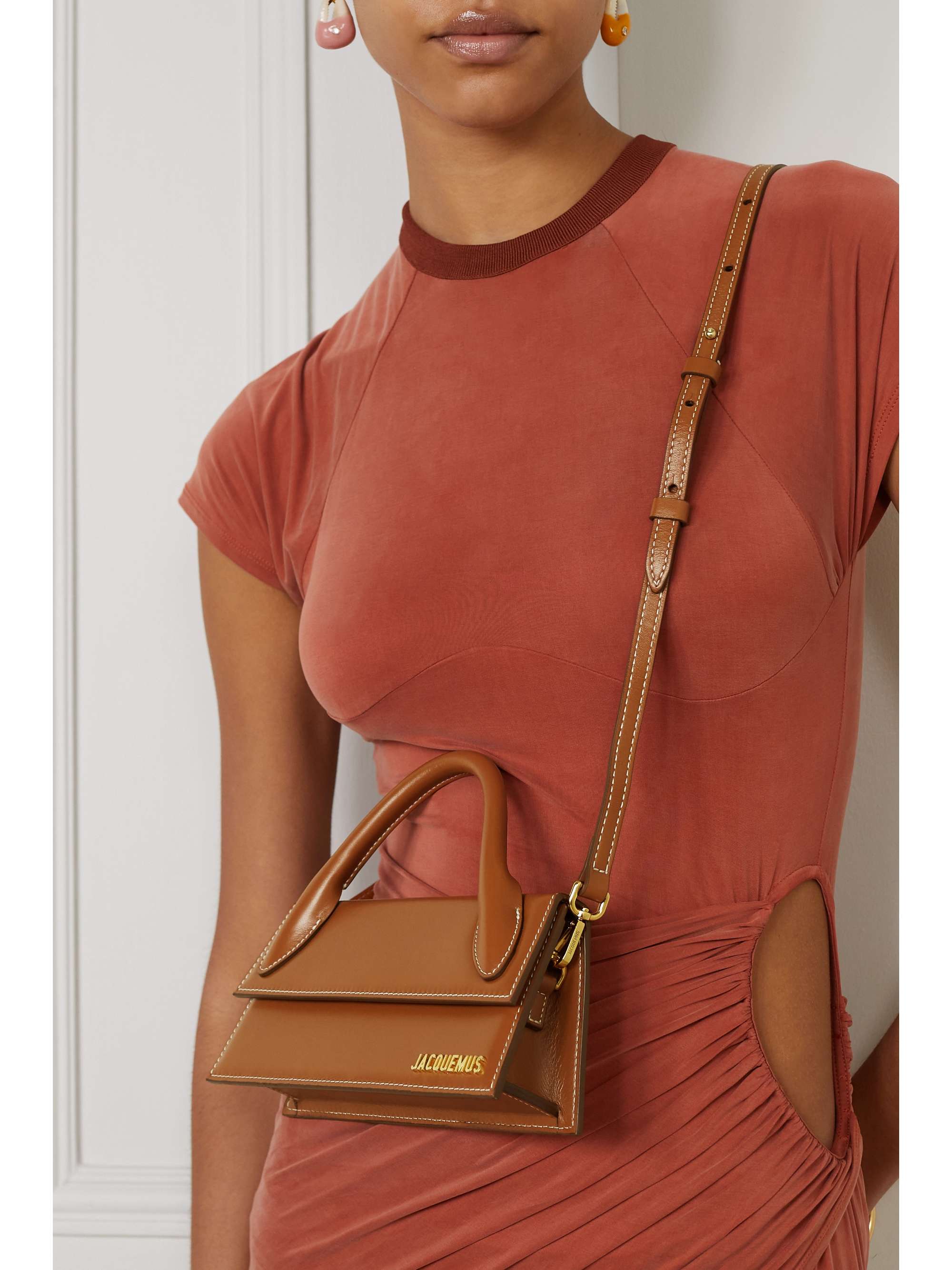 Jacquemus Le Chiquito Long Handbag in Brown