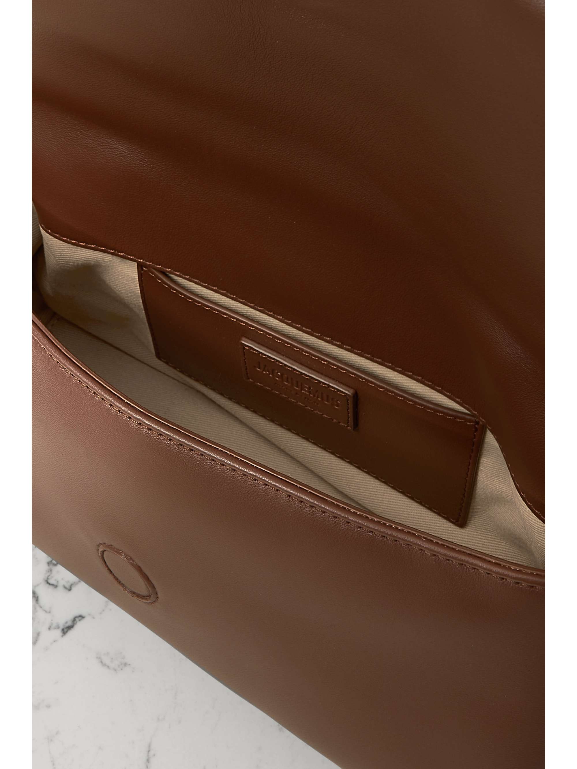 JACQUEMUS Le Bambimou padded leather shoulder bag