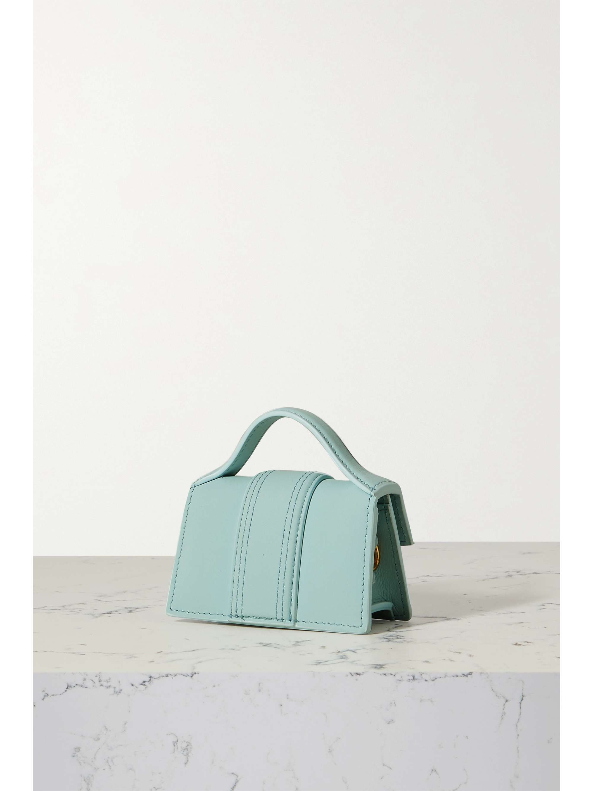 JACQUEMUS Le Petit Bambino leather shoulder bag
