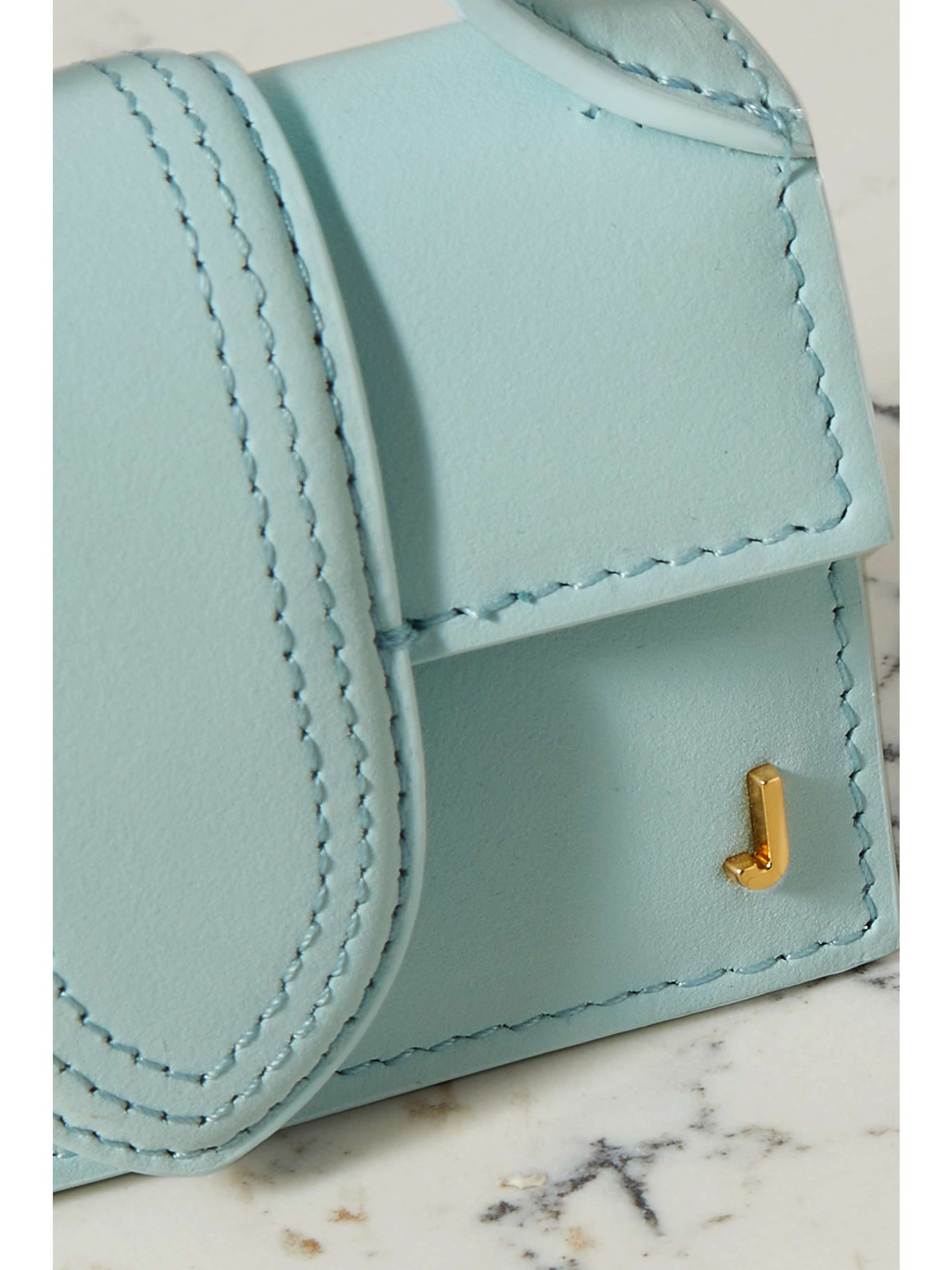 JACQUEMUS Le Petit Bambino leather shoulder bag