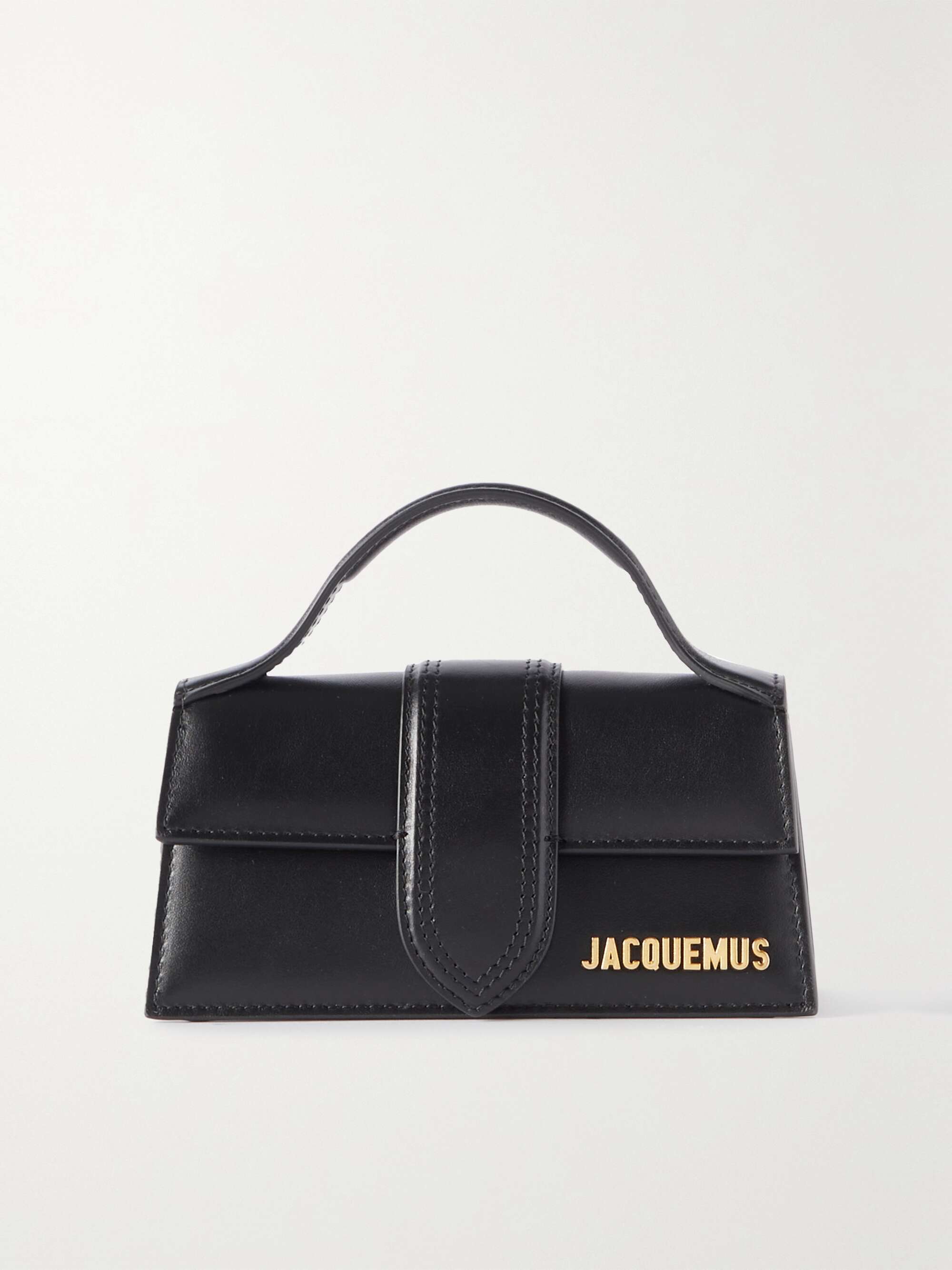 juliette cane & leather tote in black