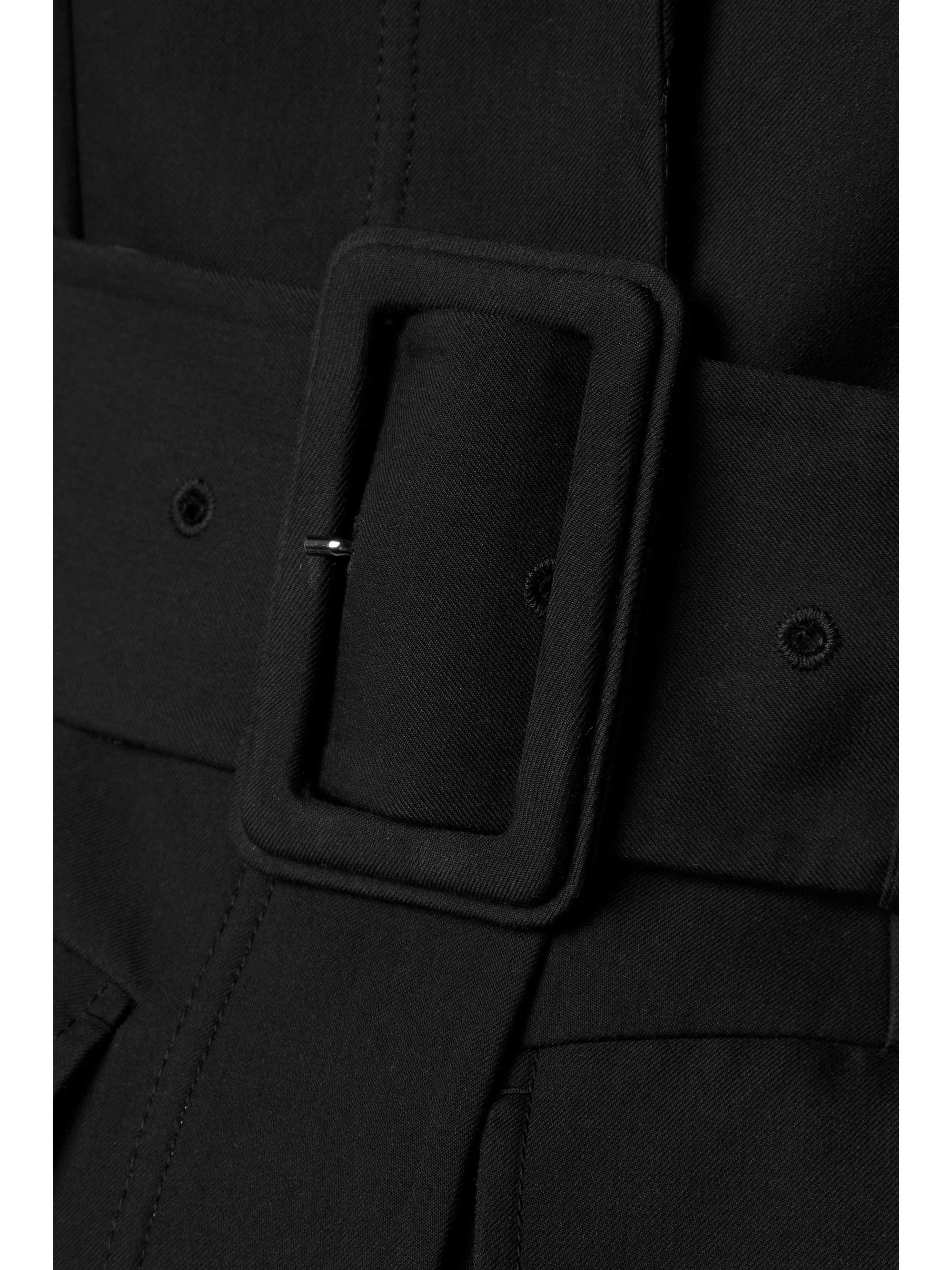 ANOTHER TOMORROW Belted cotton-twill blazer