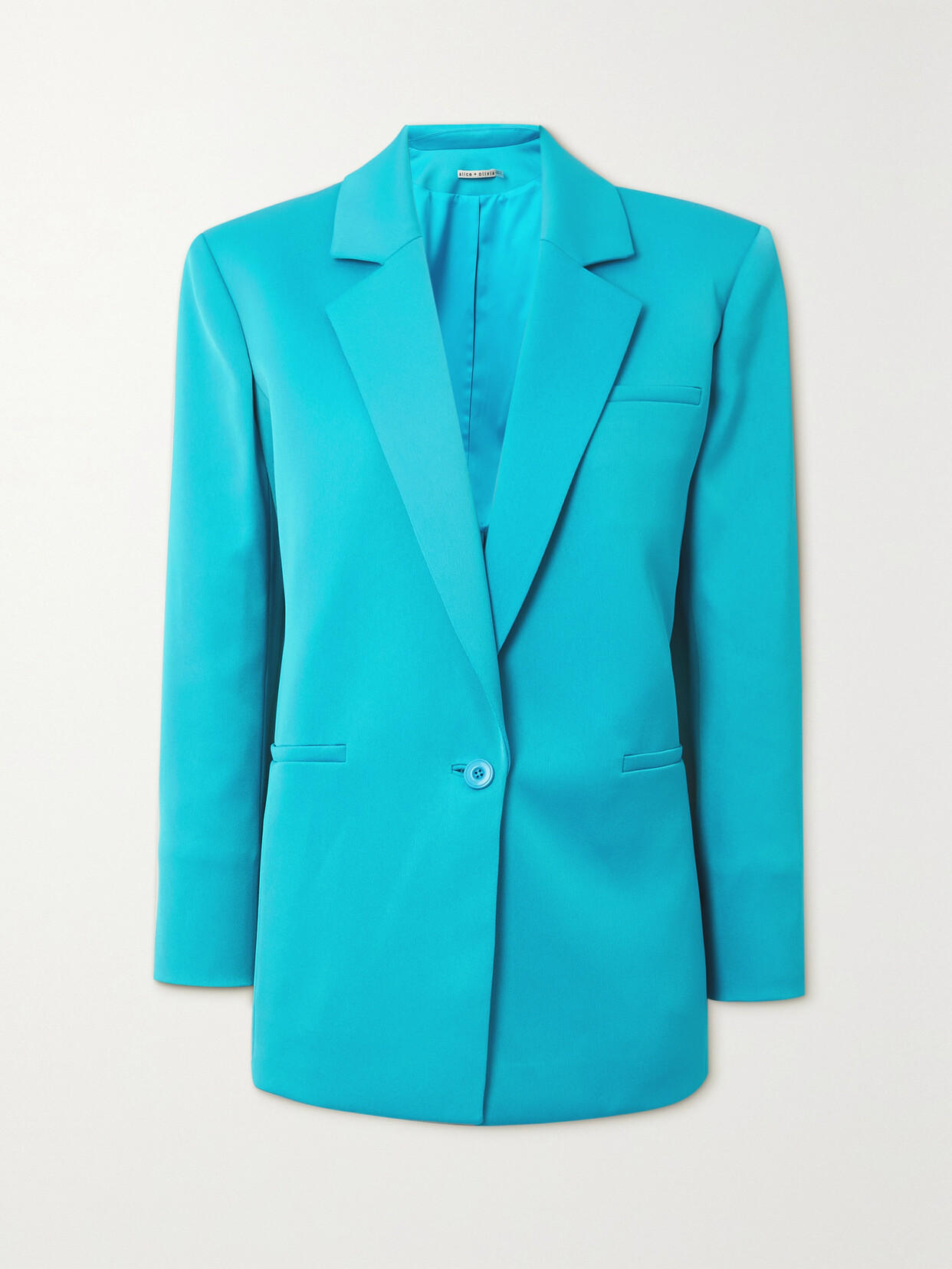 ALICE AND OLIVIA SHAN CREPE BLAZER