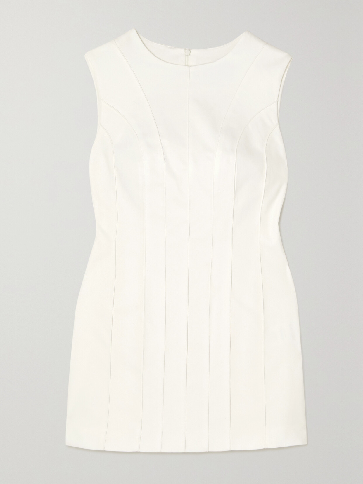 BEARE PARK - Paneled Drill Mini Dress - Ivory