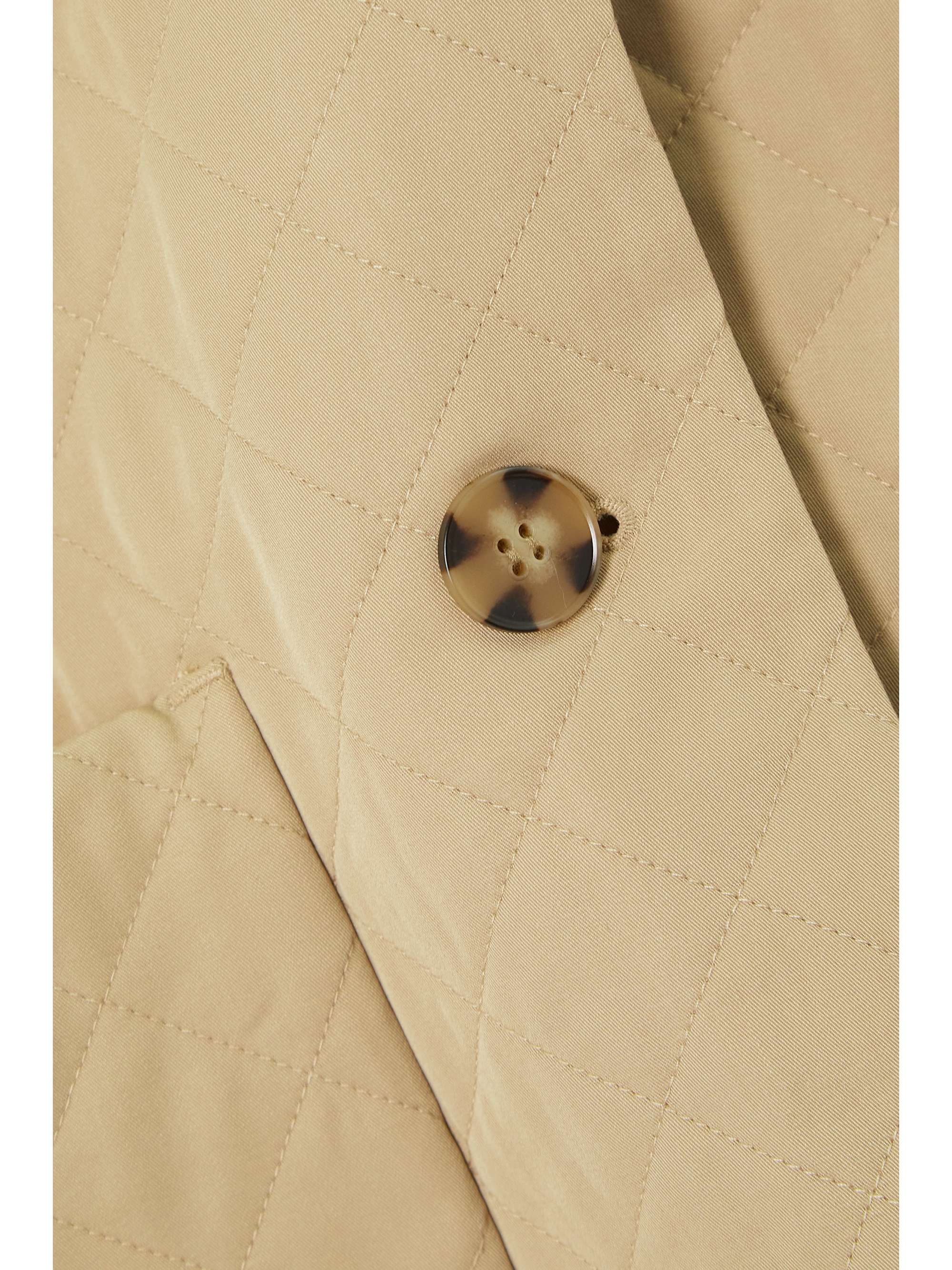 BY MALENE BIRGER Alecs quilted LENZING ECOVERO-blend twill jacket