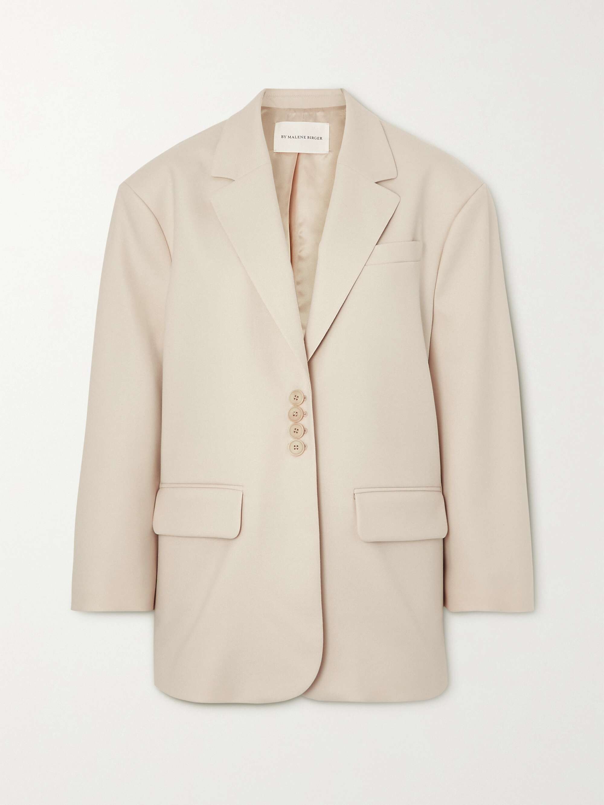 BY MALENE BIRGER + NET SUSTAIN Biena recycled woven blazer | NET-A-PORTER