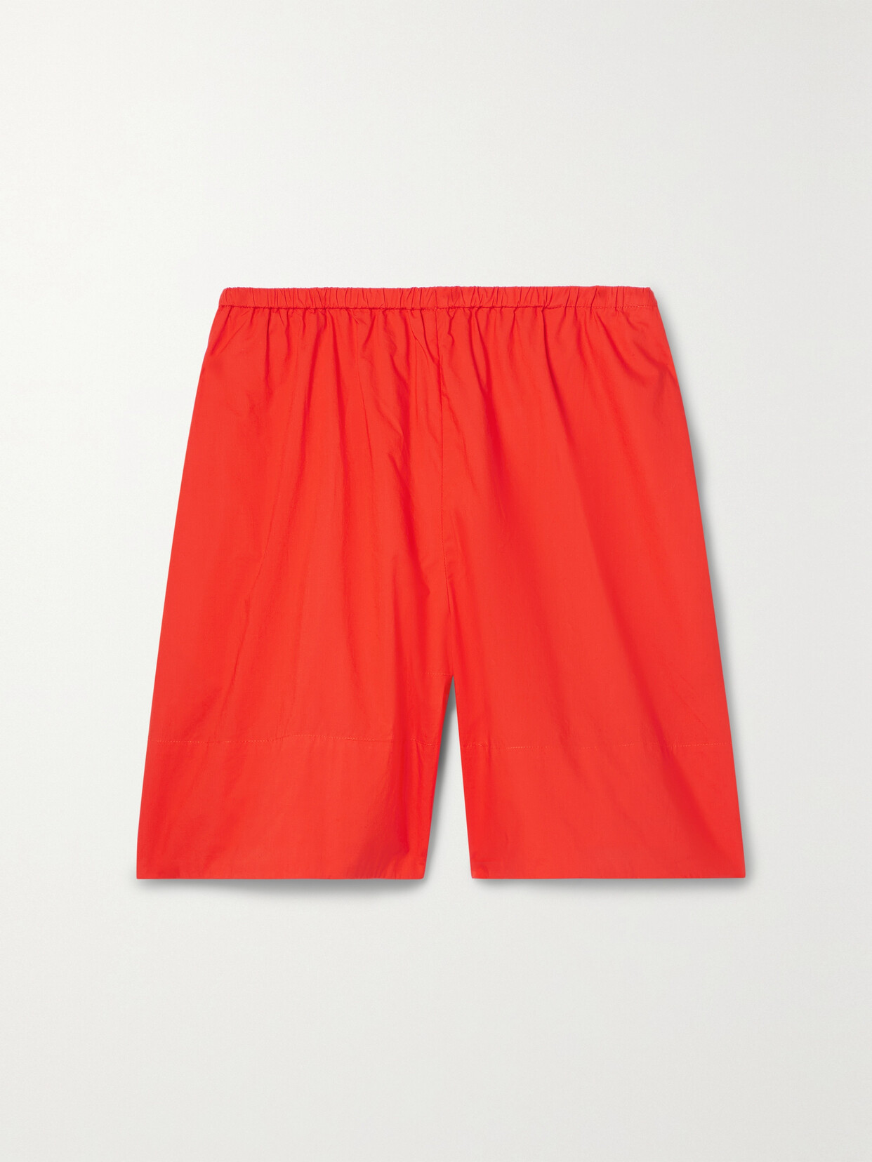 By Malene Birger - + Net Sustain Siona Organic Cotton-poplin Shorts - Orange