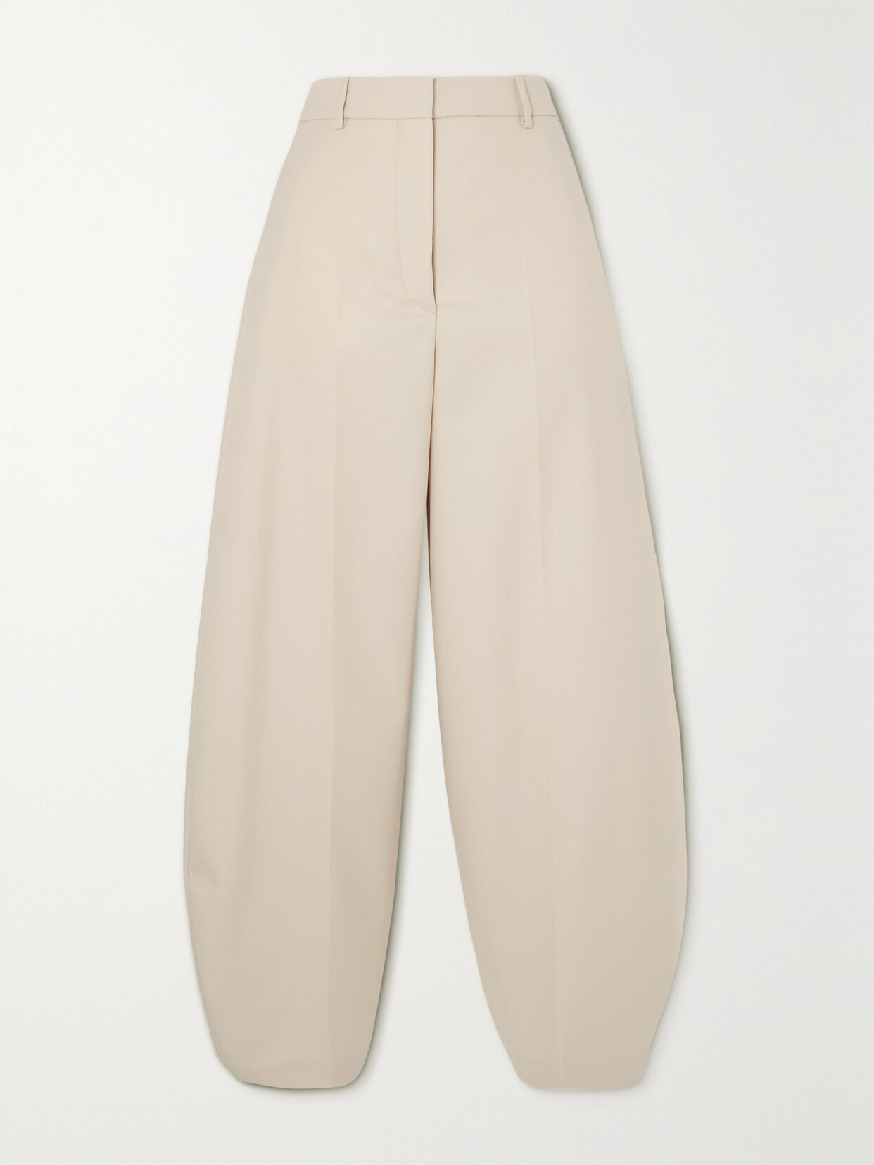 By Malene Birger - Carlien Stretch Recycled-twill Tapered Pants - Cream