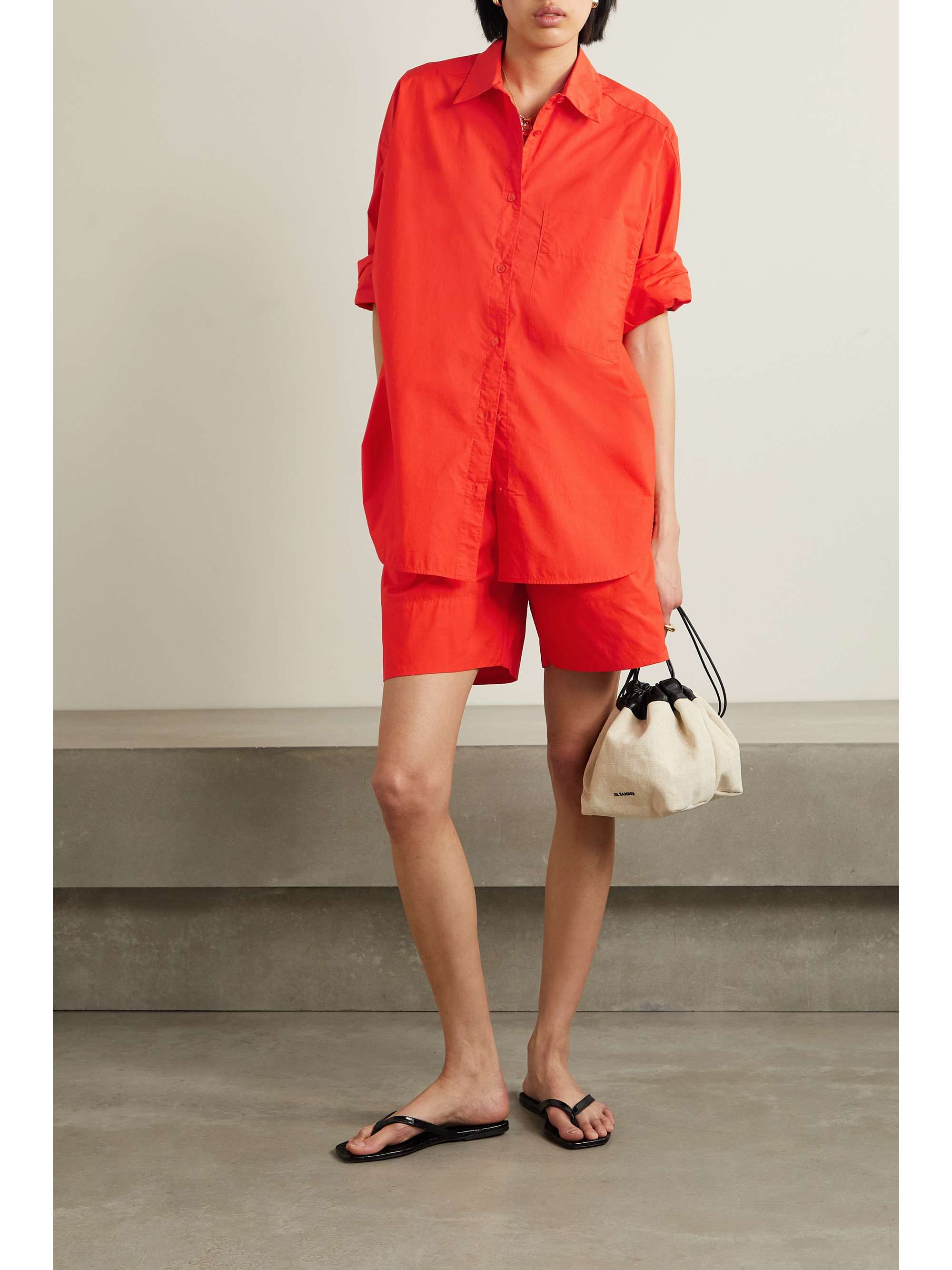 BY MALENE BIRGER Derris organic cotton-poplin shirt
