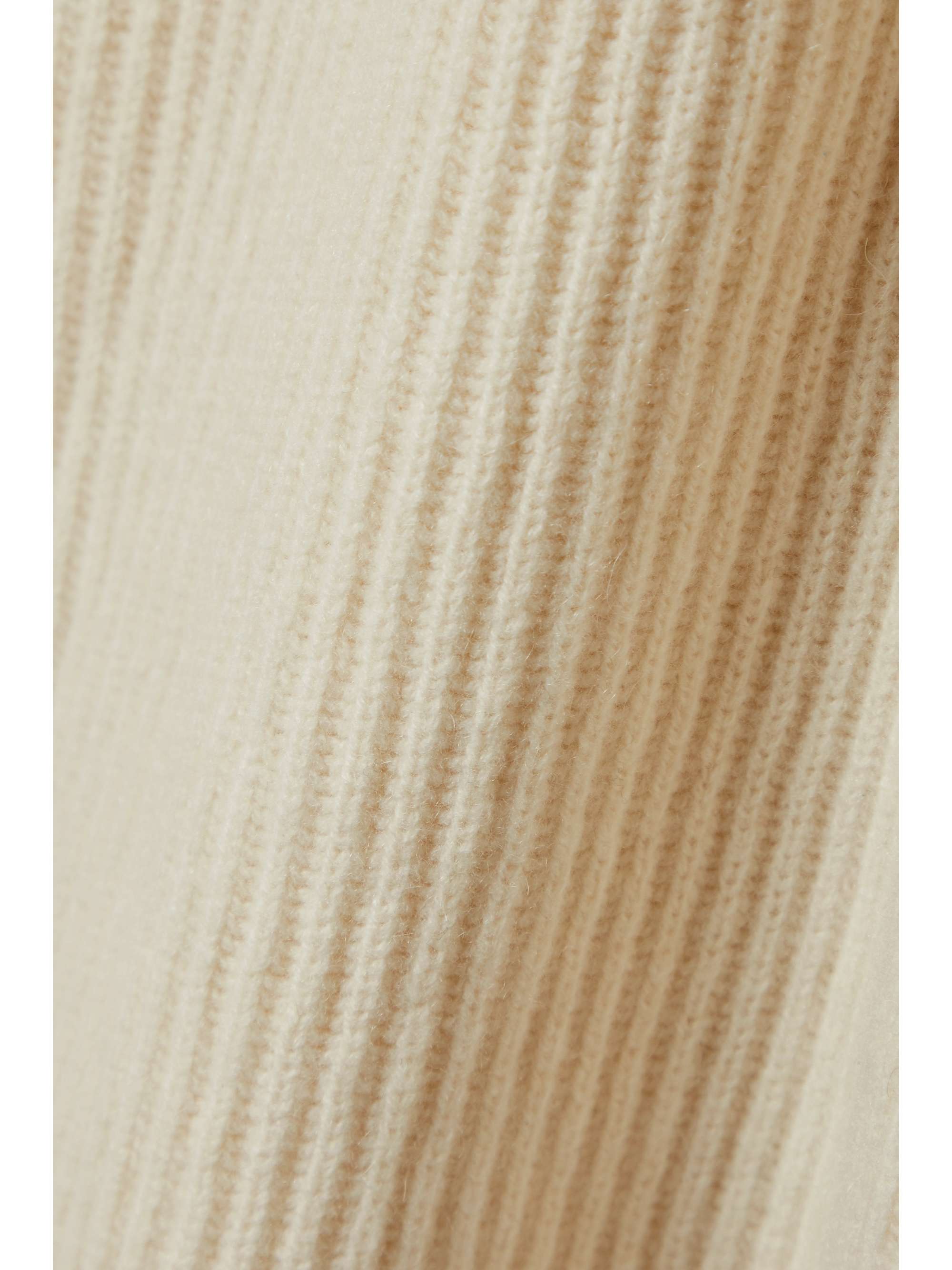 ANOTHER TOMORROW + NET SUSTAIN ribbed recycled-cashmere and wool-blend top