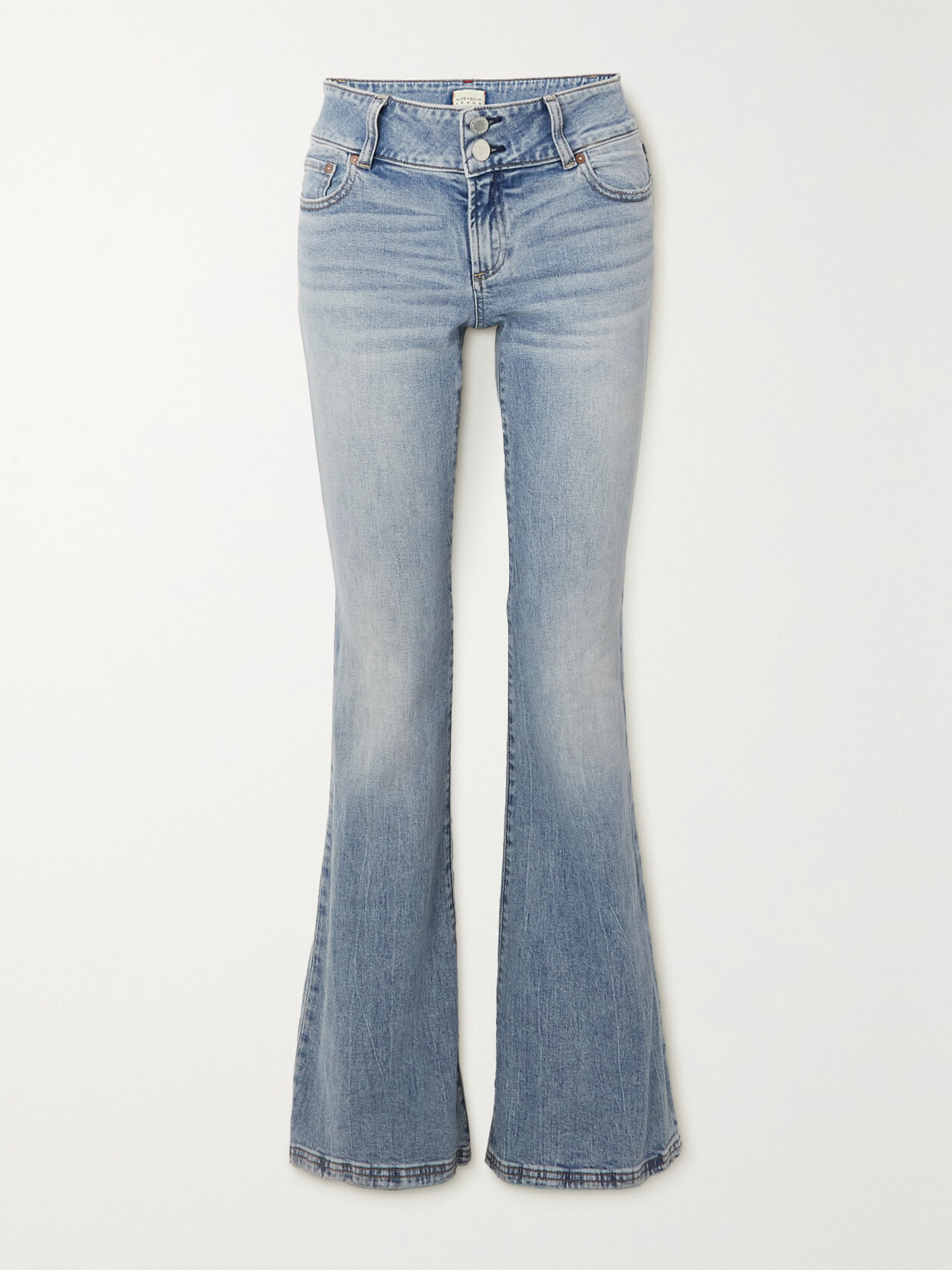 Alice + Olivia - Stacey Low-rise Flared Jeans - Blue