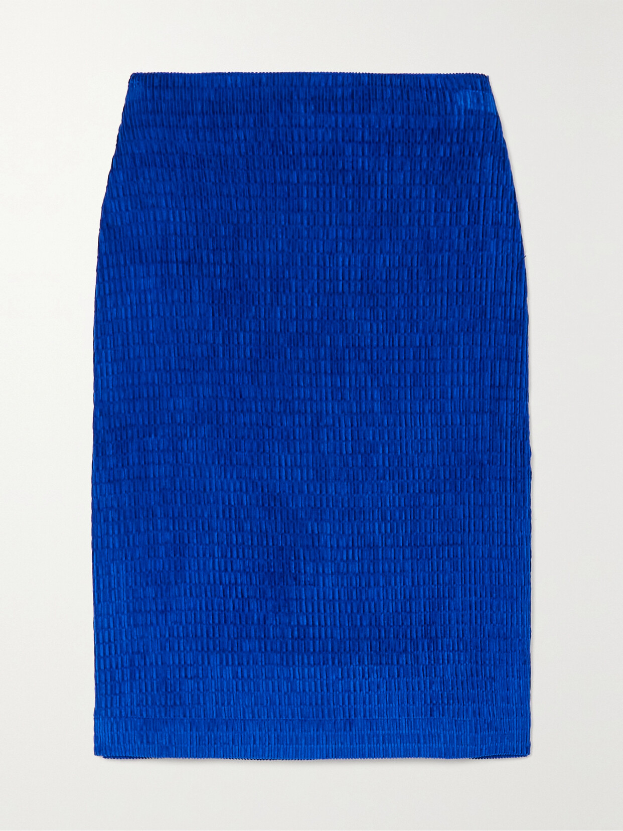 TOVE Emma Textured-velvet Skirt - Blue