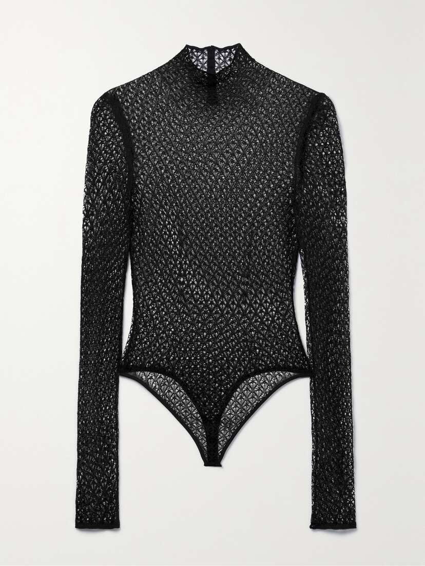Khaite Fena Crocheted Bodysuit