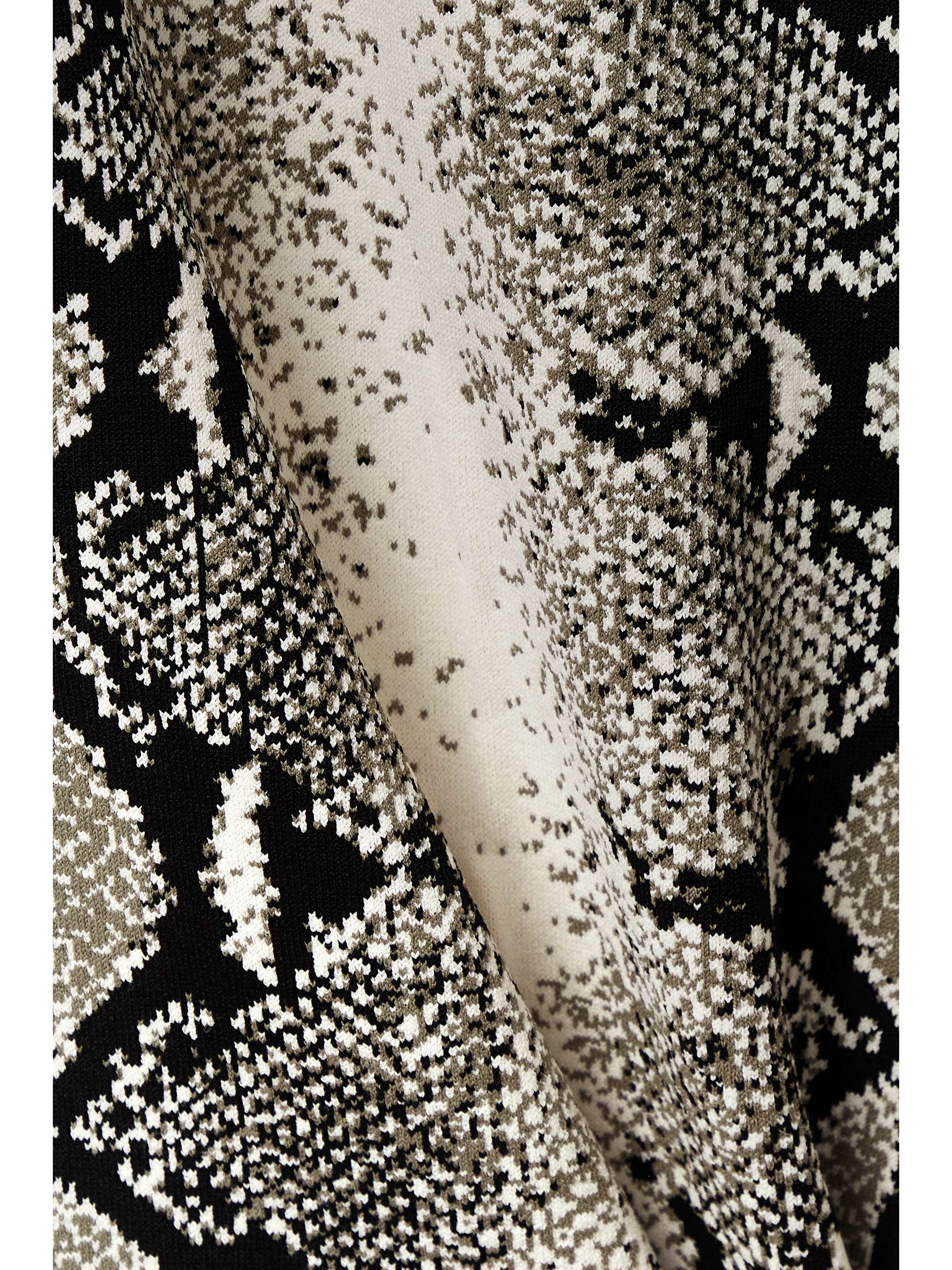 KHAITE Rumer trägerloses Midikleid aus Jacquard-Strick