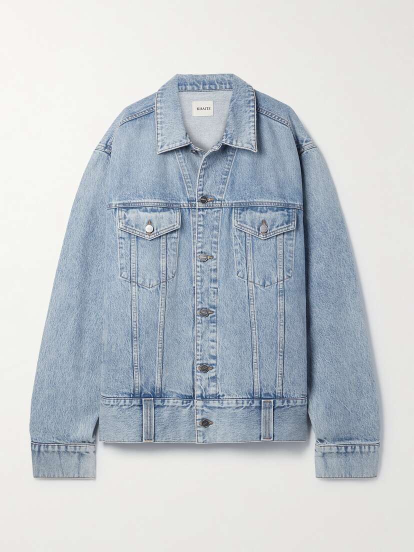 Khaite — Grizzo oversized denim jacket