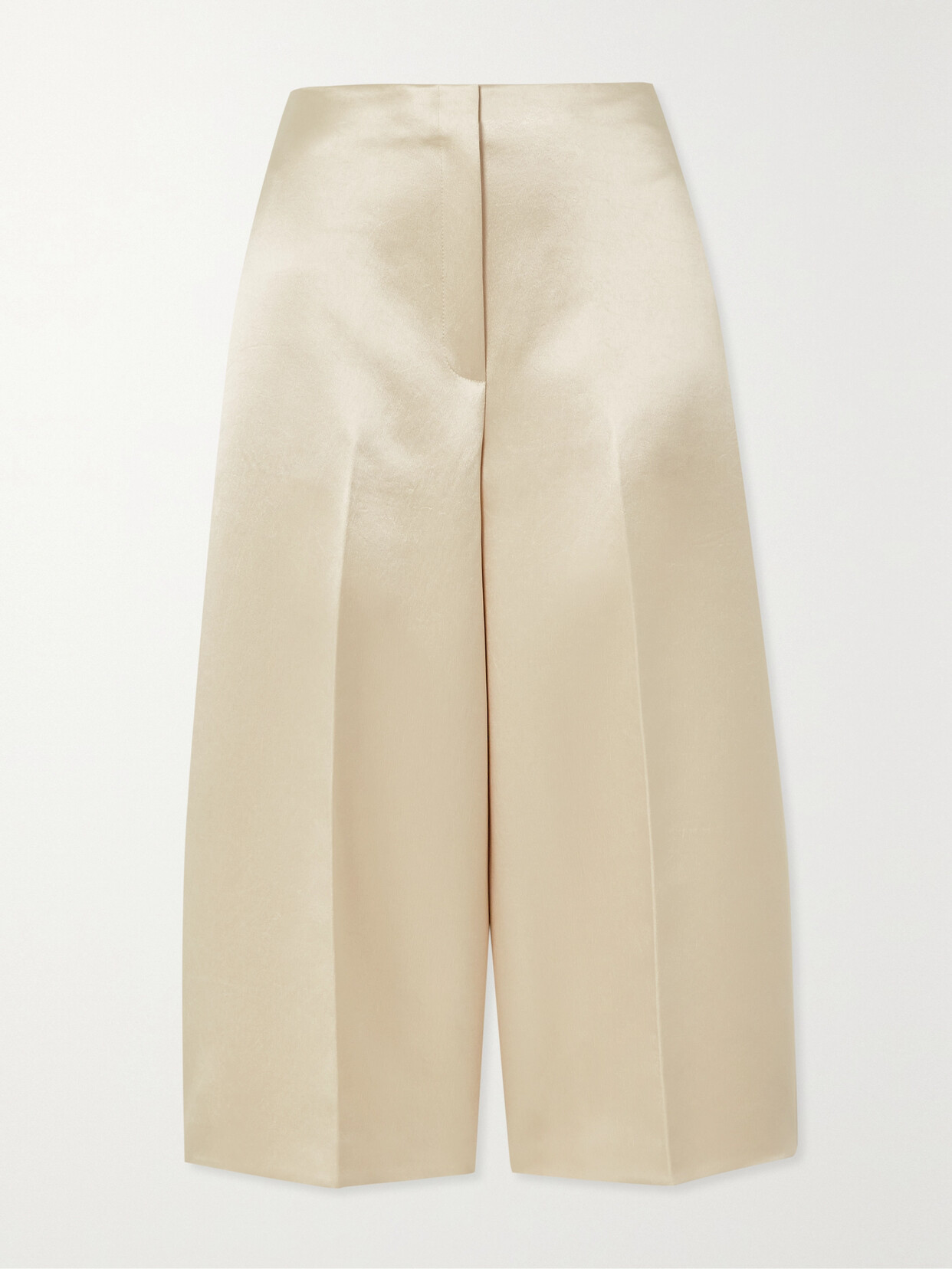 Theory Satin Culottes In Cream