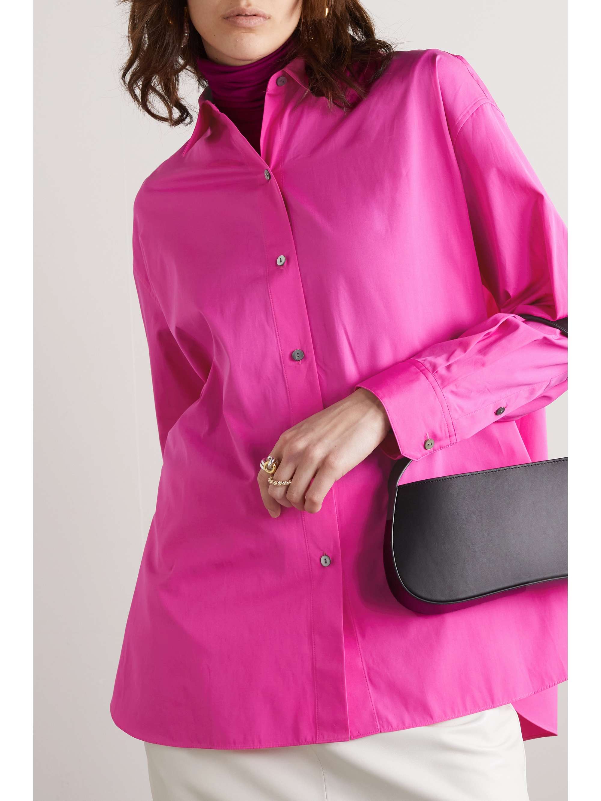 THEORY Cotton-poplin shirt