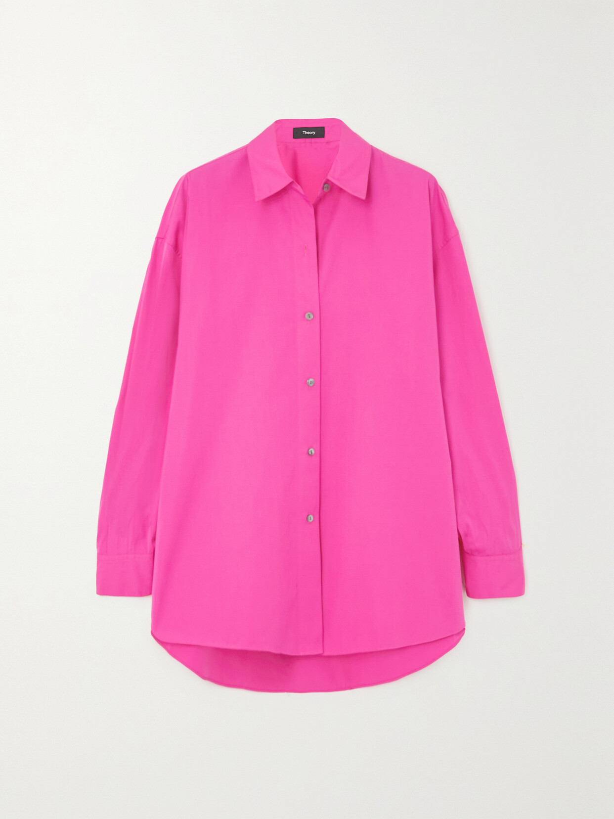 Theory - Cotton-poplin Shirt - Pink