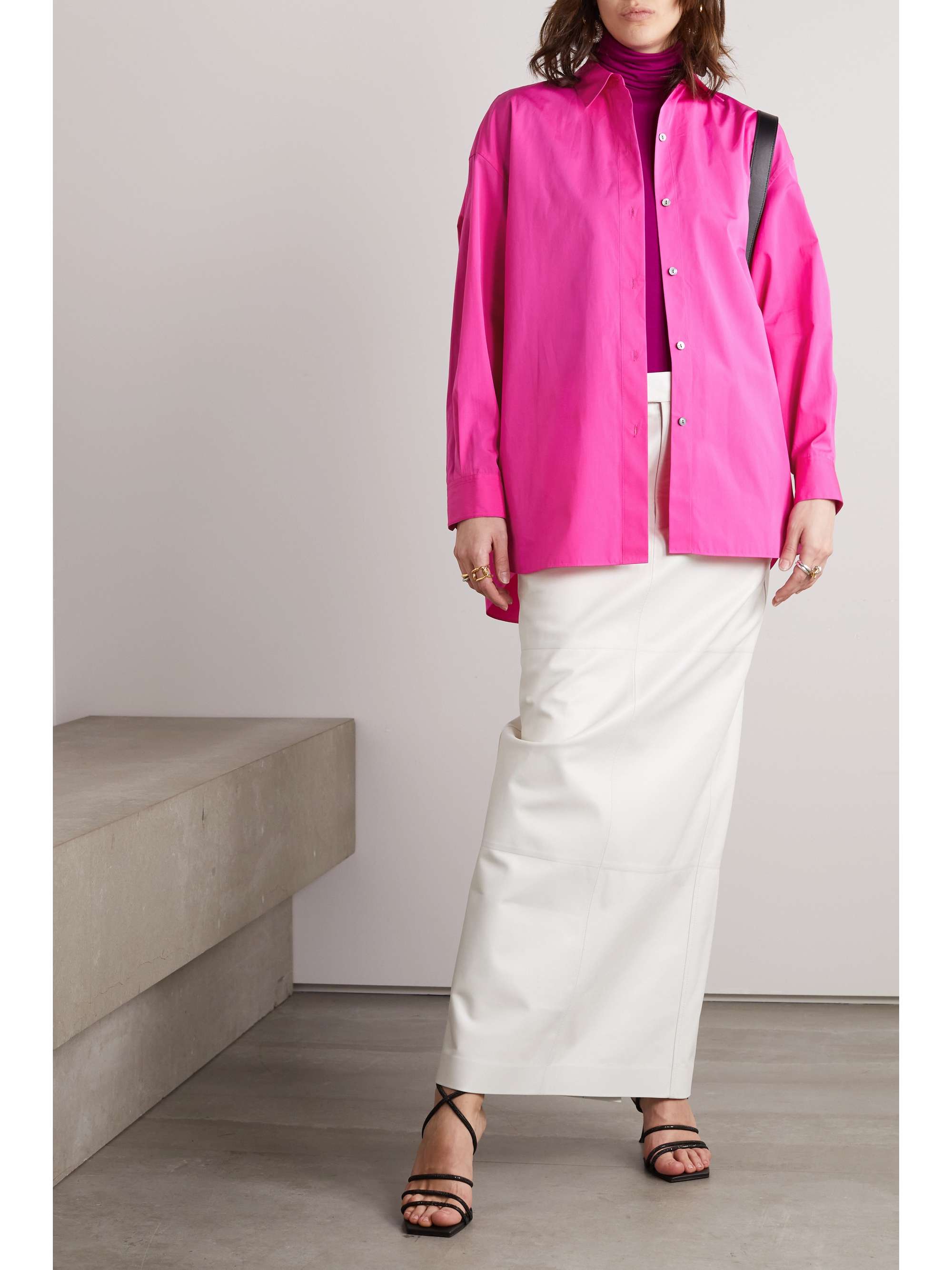 THEORY Cotton-poplin shirt