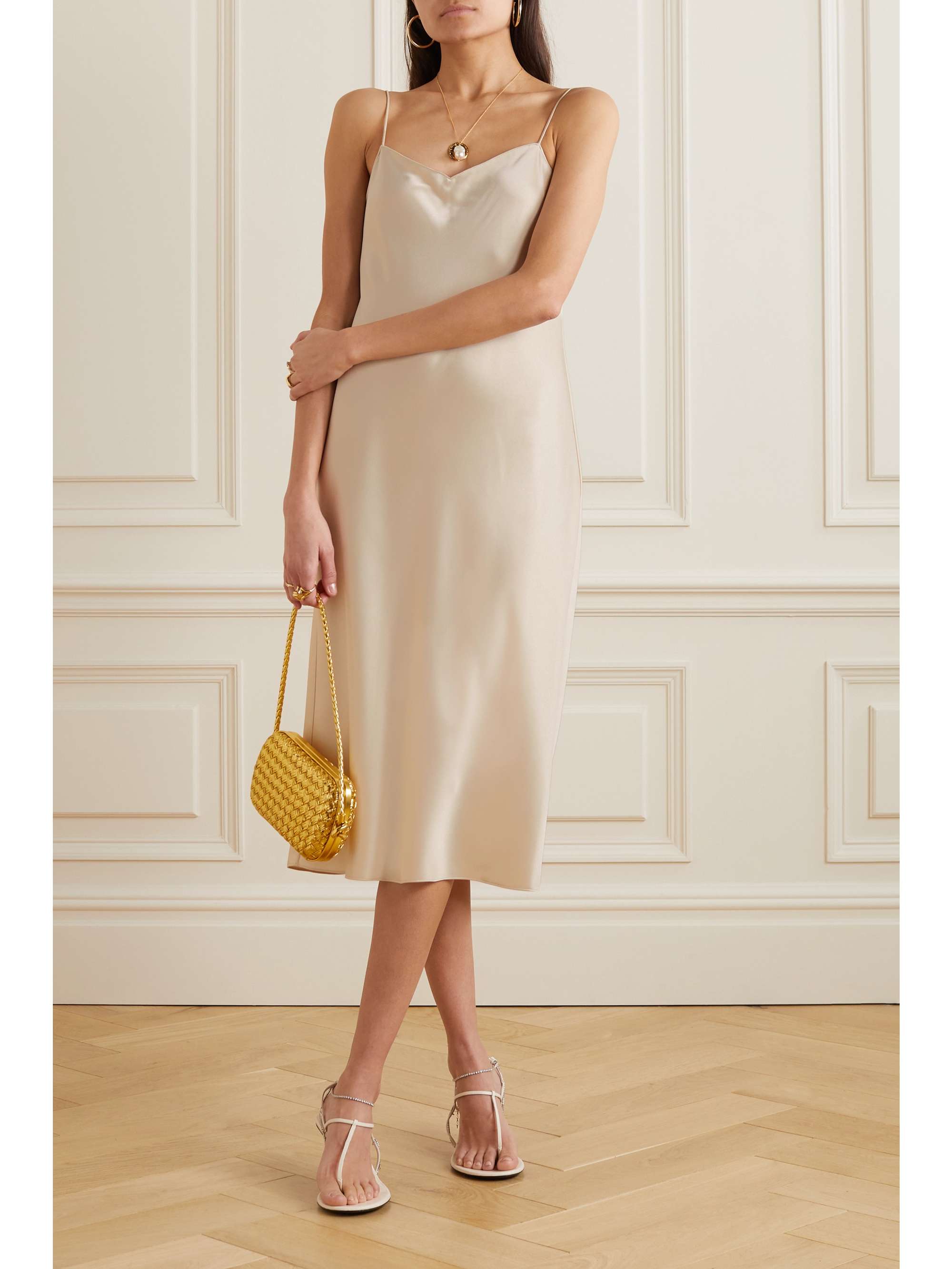 THEORY Satin dress