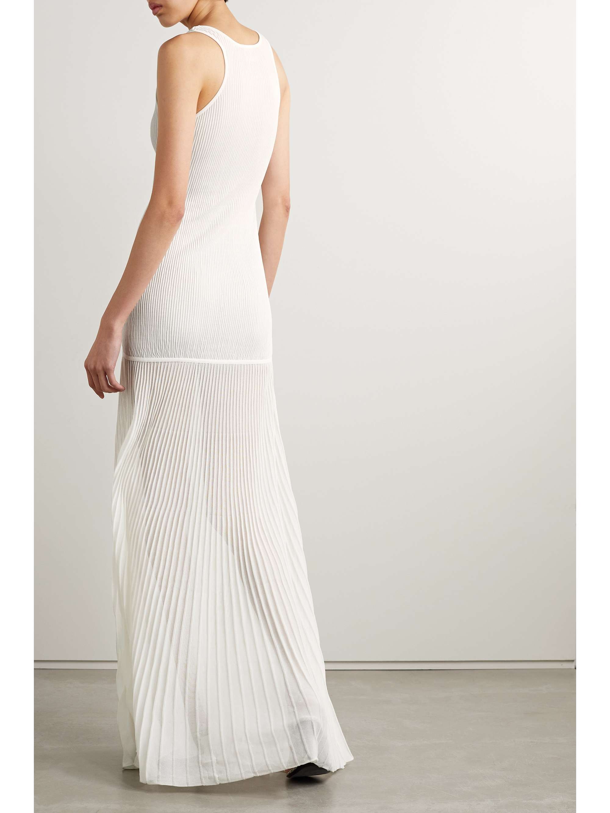 KHAITE Maxikleid aus Rippstrick