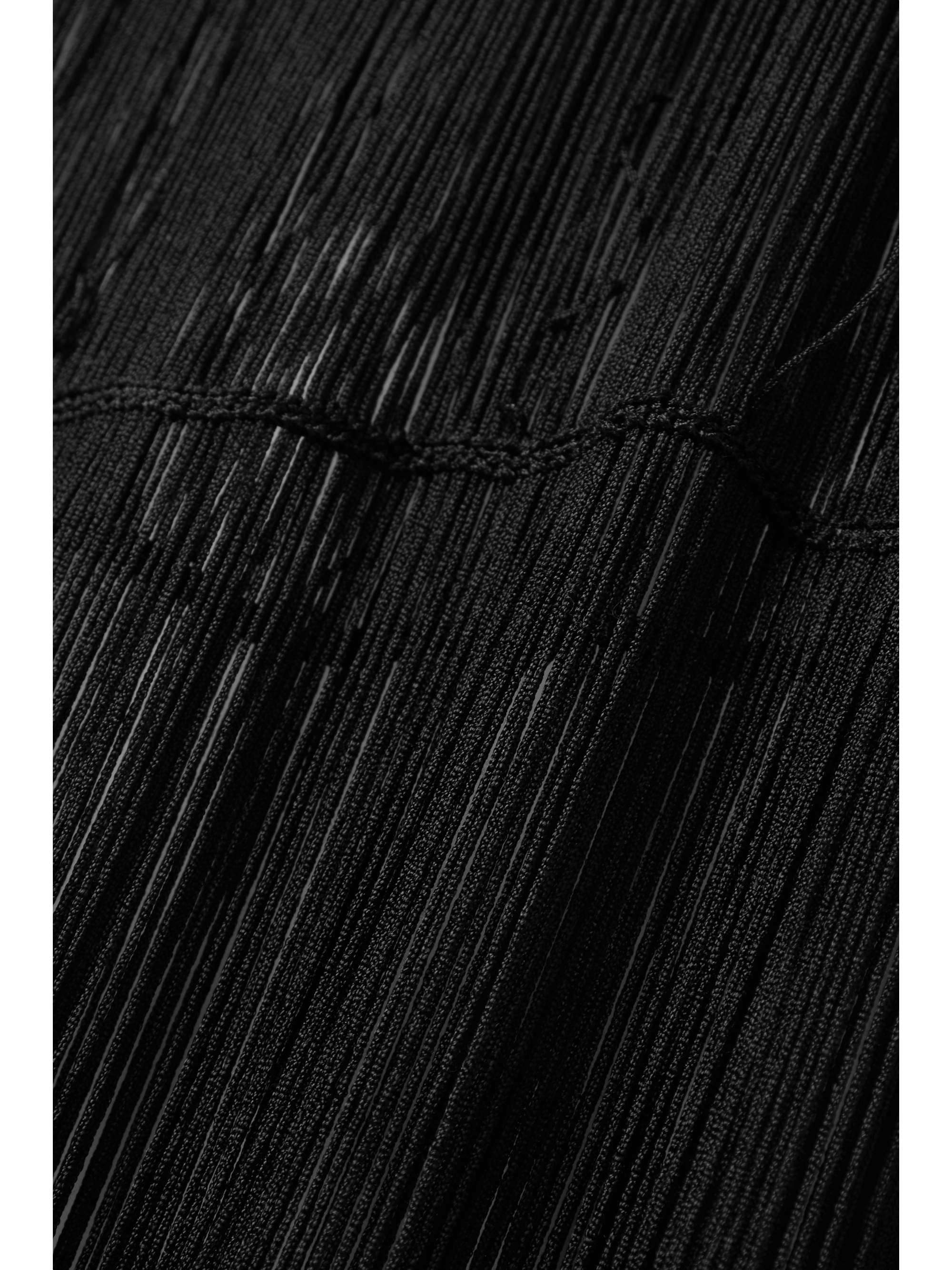 KHAITE Cedar fringed ribbed-knit maxi dress