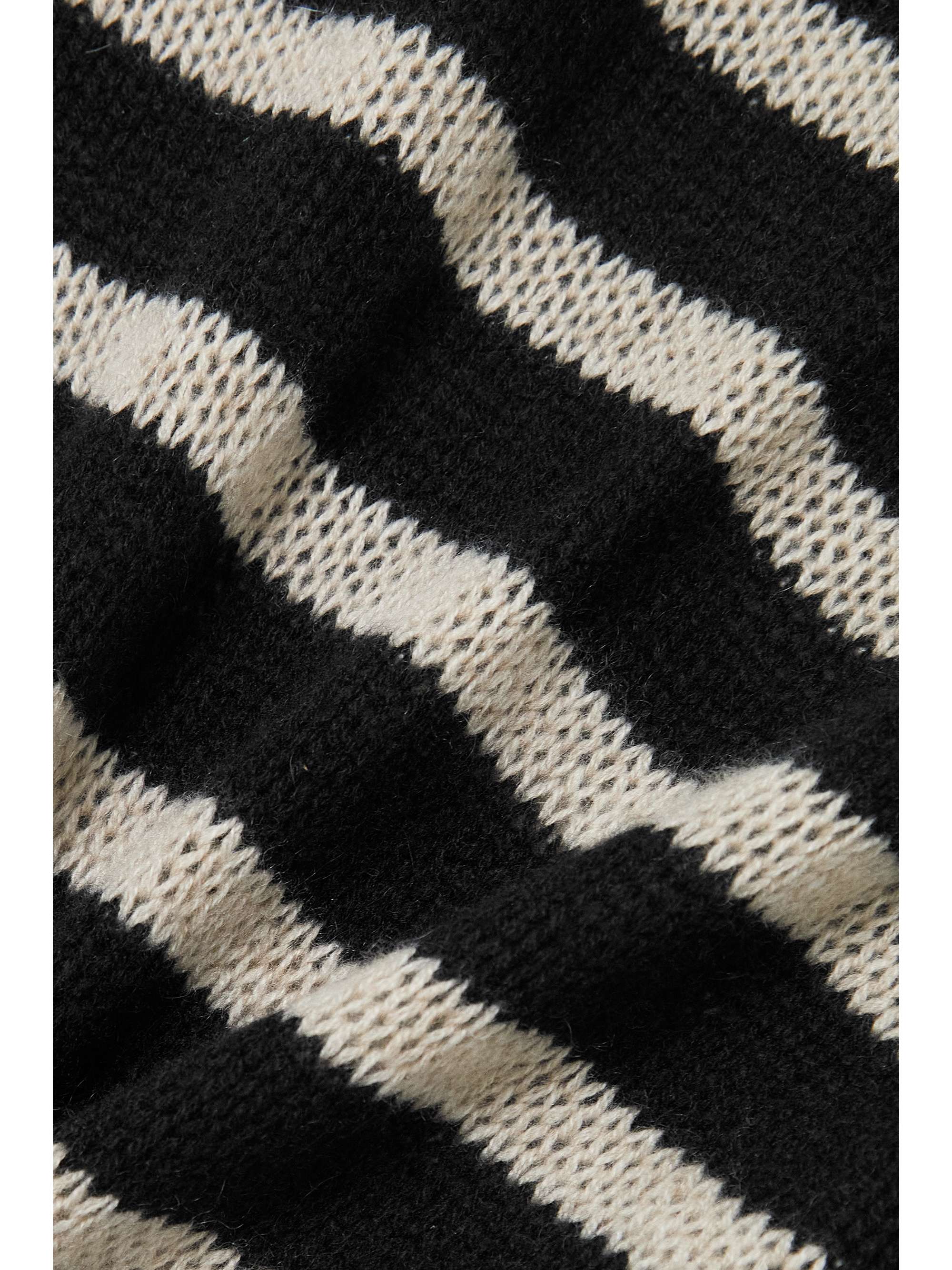 KHAITE Tilda striped cashmere sweater