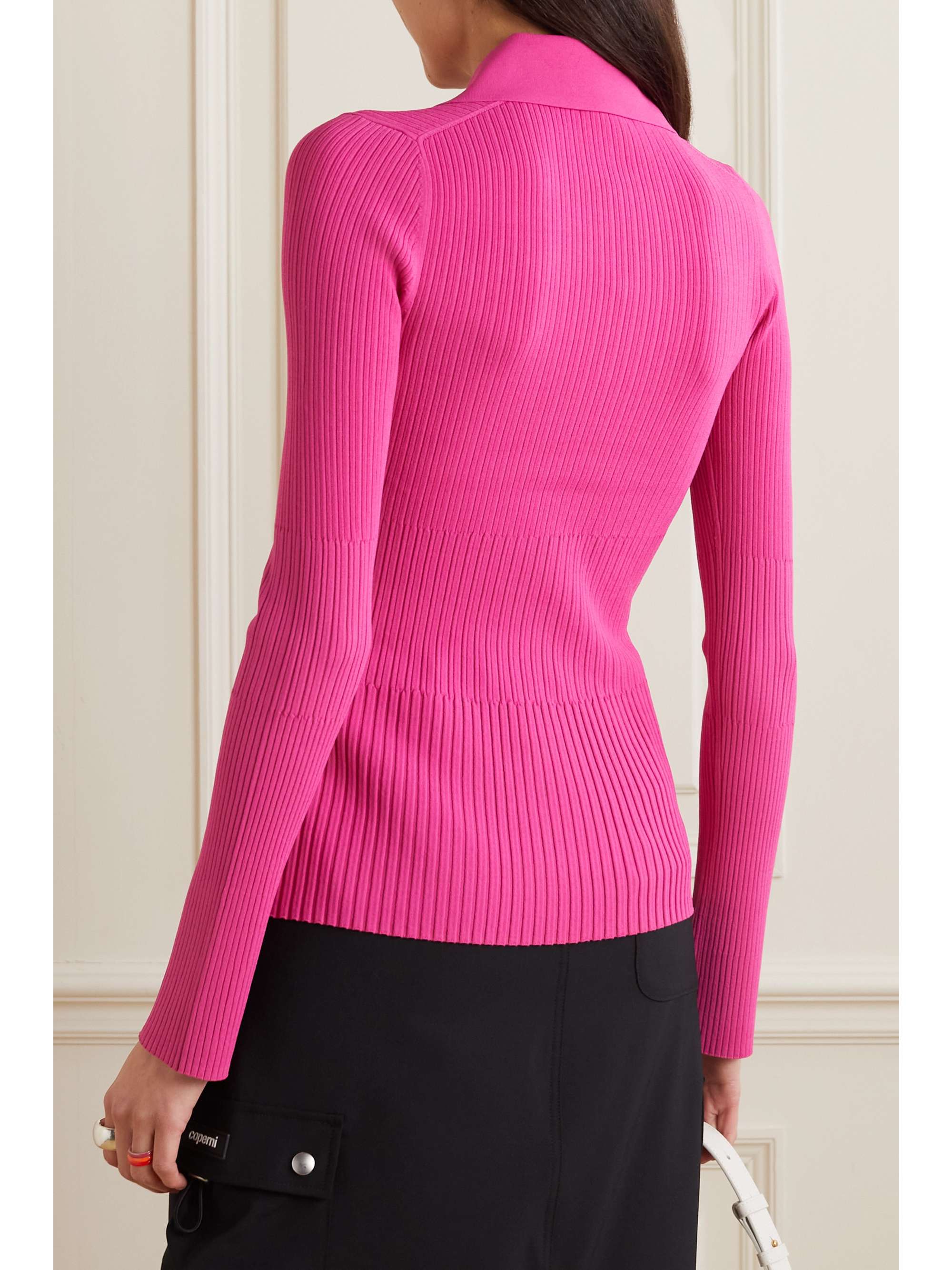 THEORY Ribbed-knit cardigan