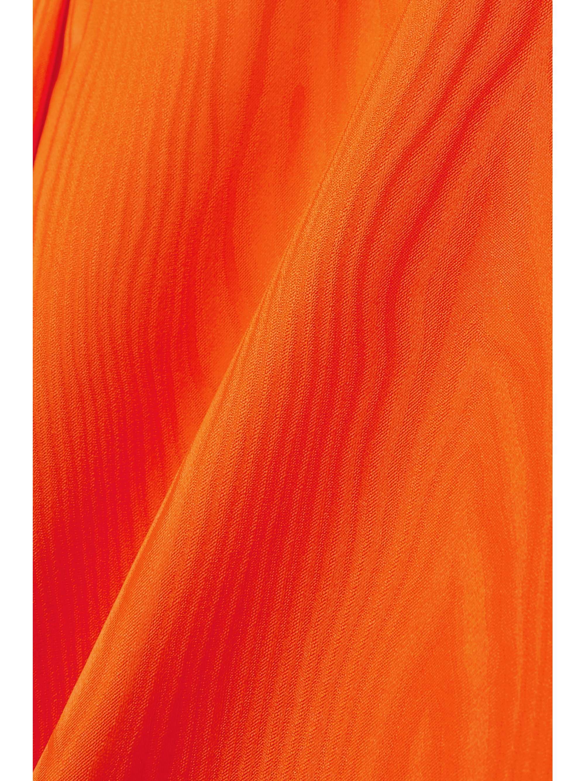 REBECCA VALLANCE Oceane pleated moire midi dress