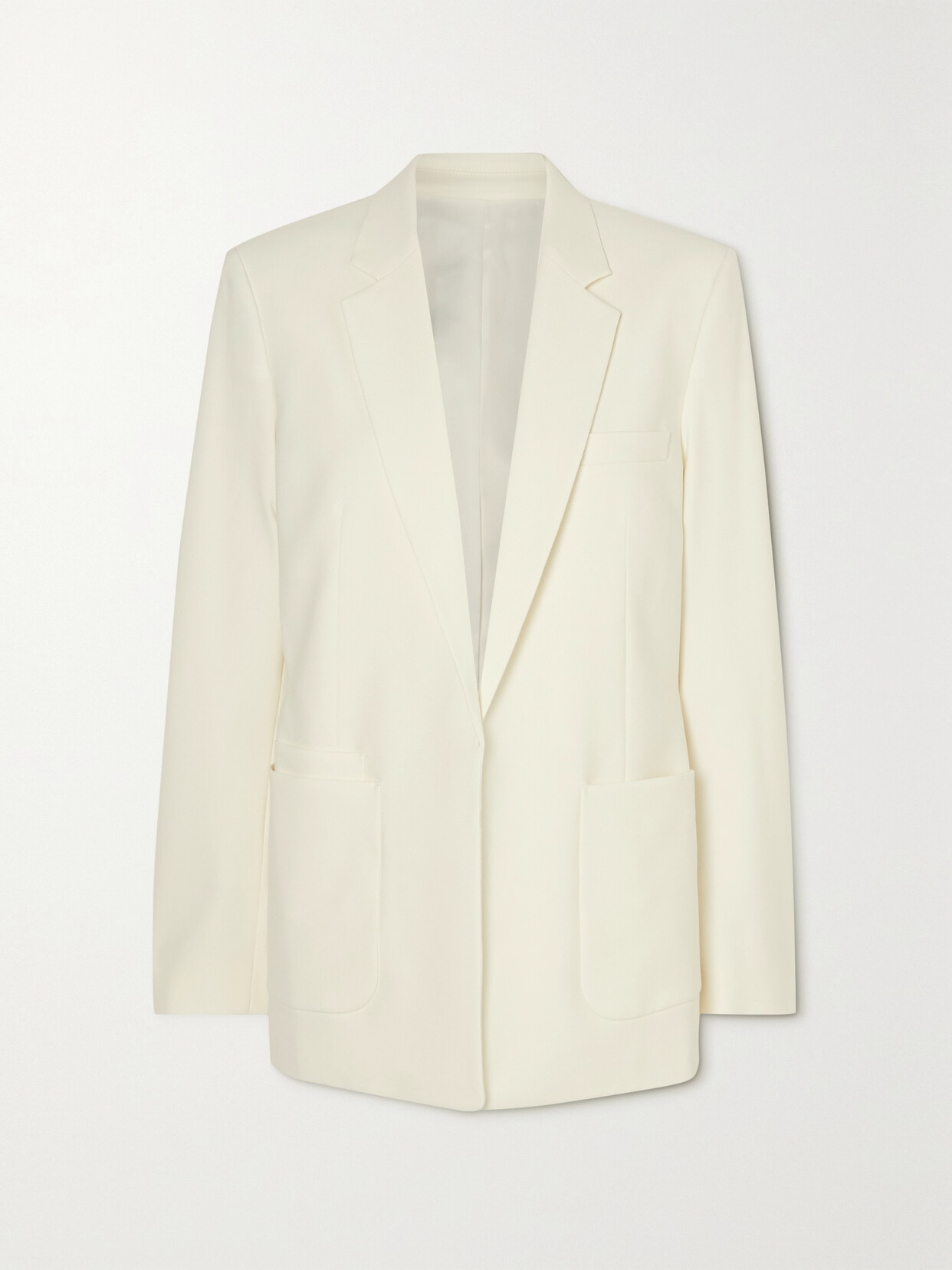 Helmut Lang Belted Blazer In Ivory