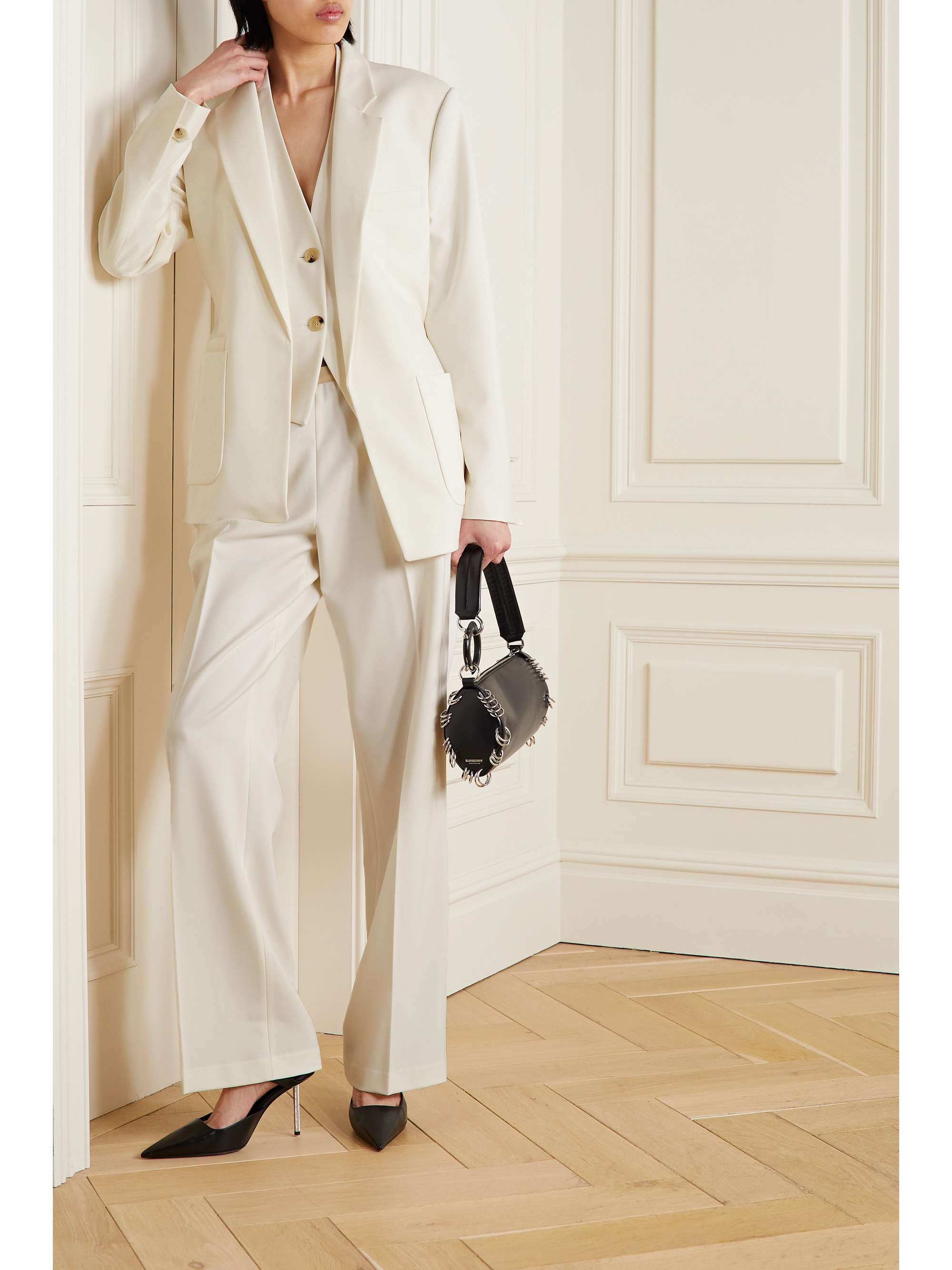 HELMUT LANG Twill blazer NET A PORTER