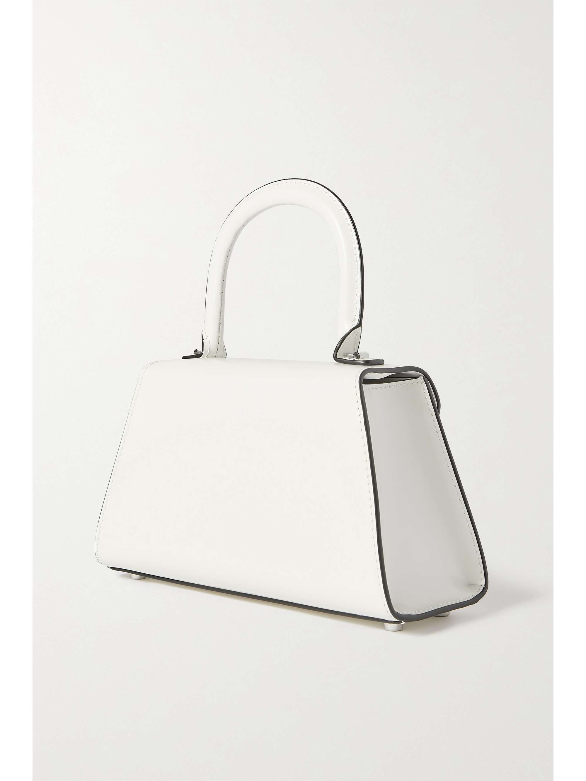 SELF-PORTRAIT Bow-detailed embellished leather shoulder bag