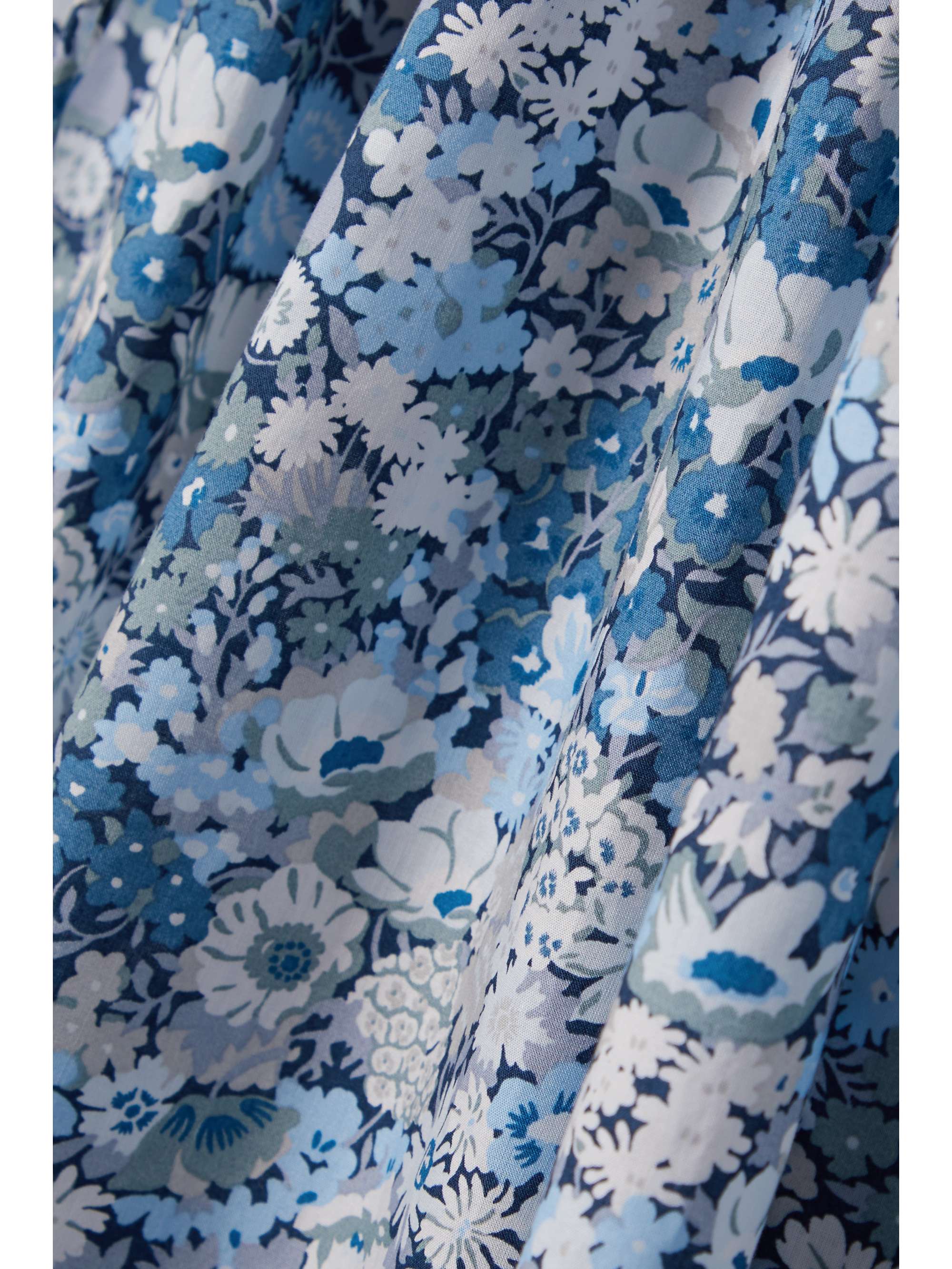 HORROR VACUI Johan floral-printed cotton-poplin midi skirt
