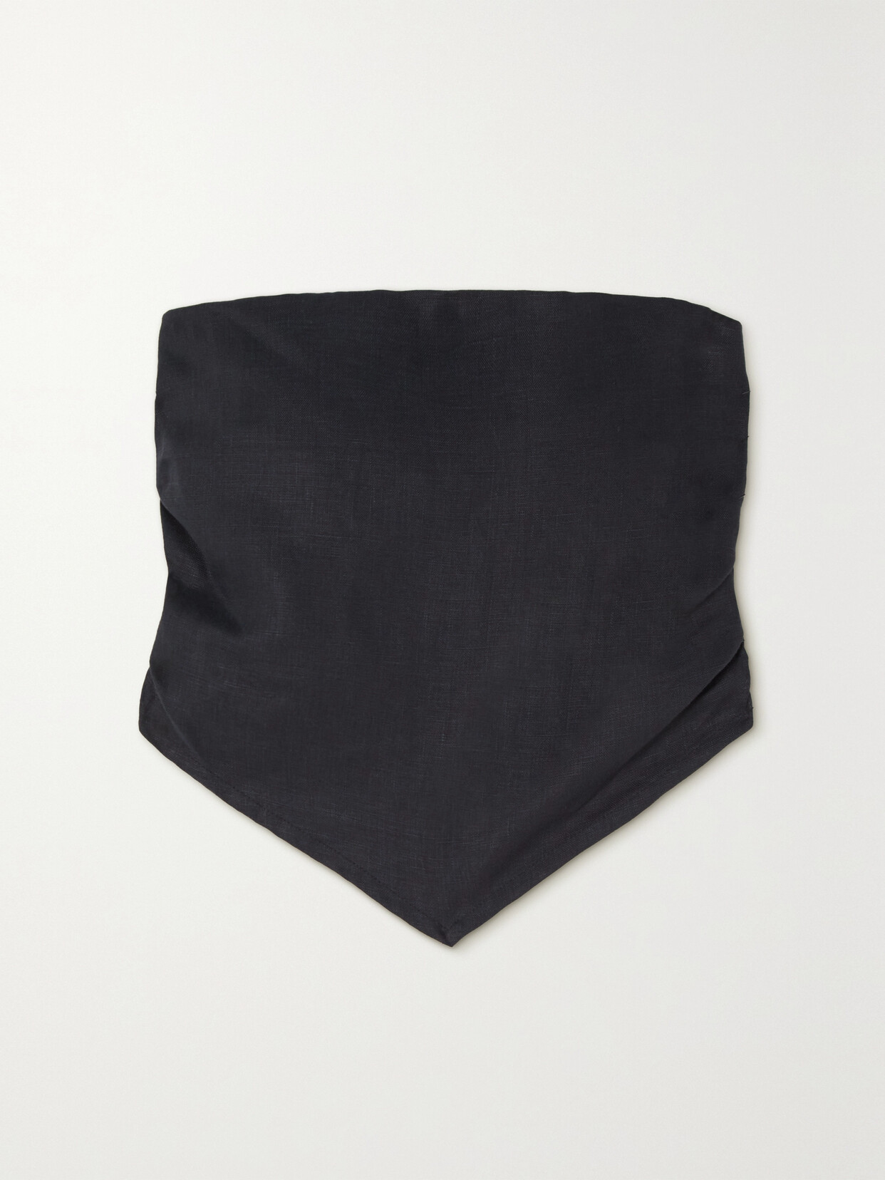 Faithfull The Brand - La Loza Strapless Linen Top - Black