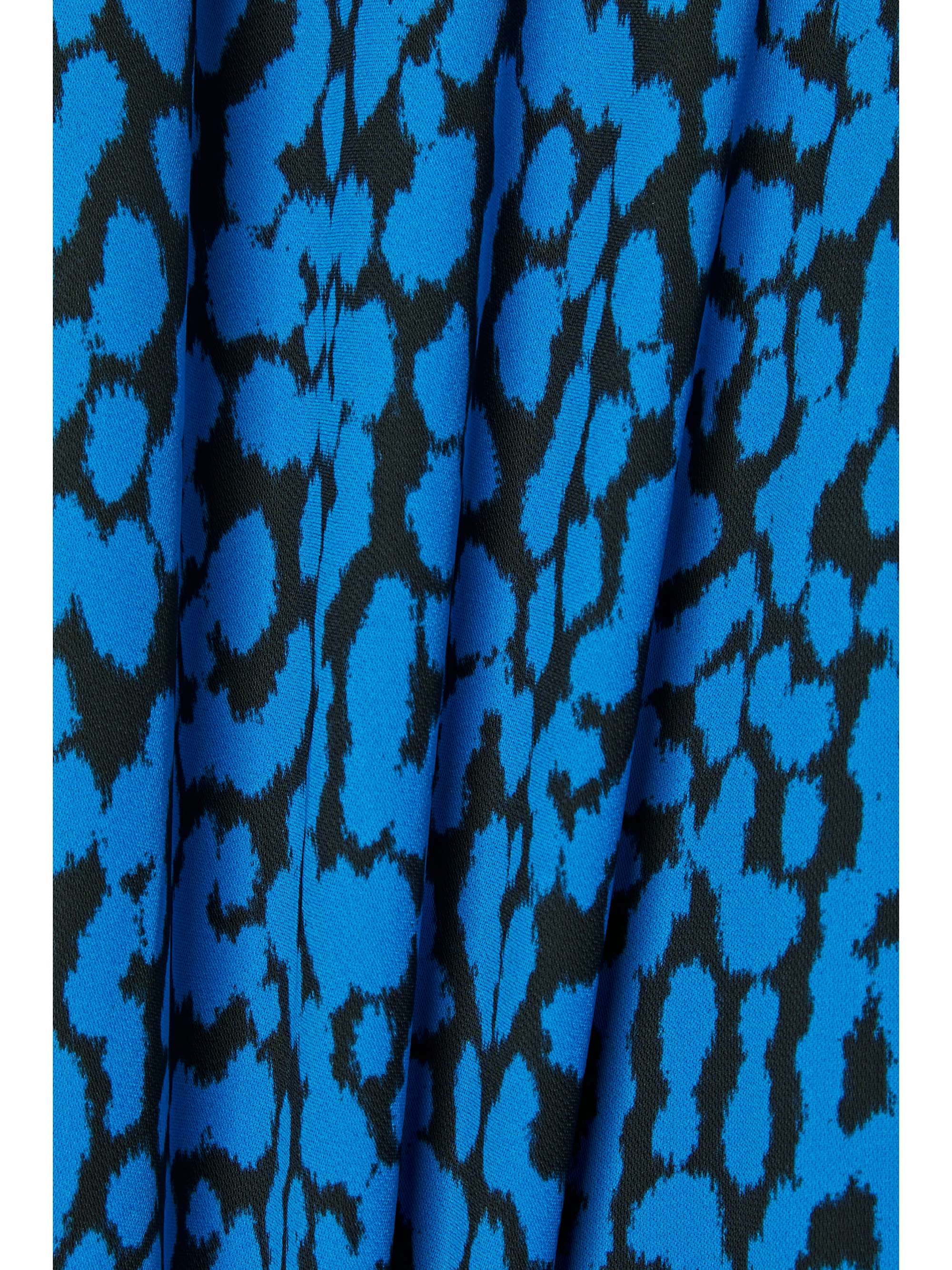 PROENZA SCHOULER Cutout leopard-print crepe maxi dress