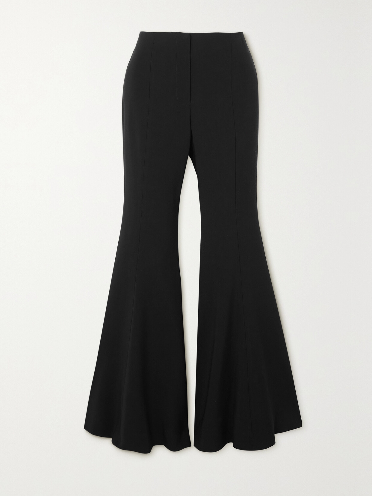 Proenza Schouler Stretch-crepe Flared Pants - Black