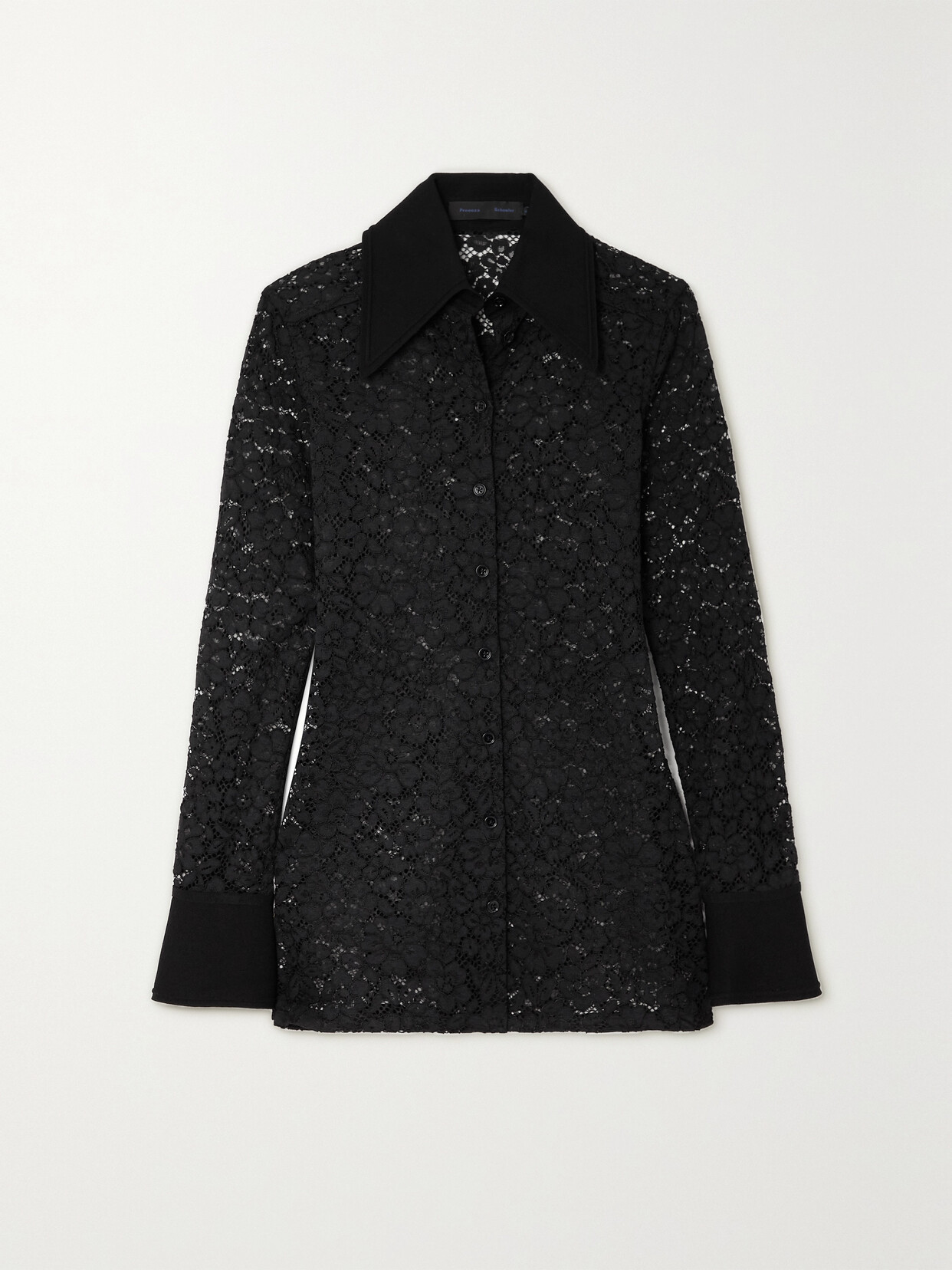 Proenza Schouler - Corded Lace Shirt - Black