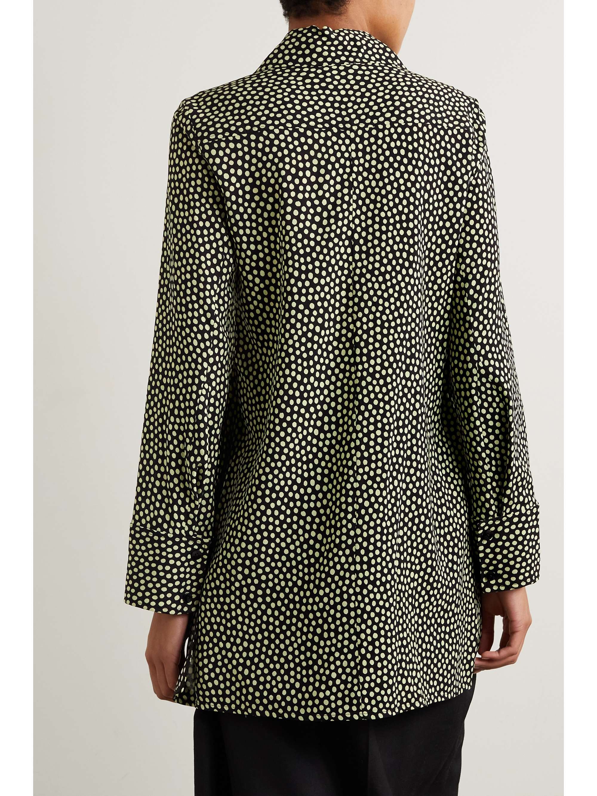 PROENZA SCHOULER Polka-dot satin shirt