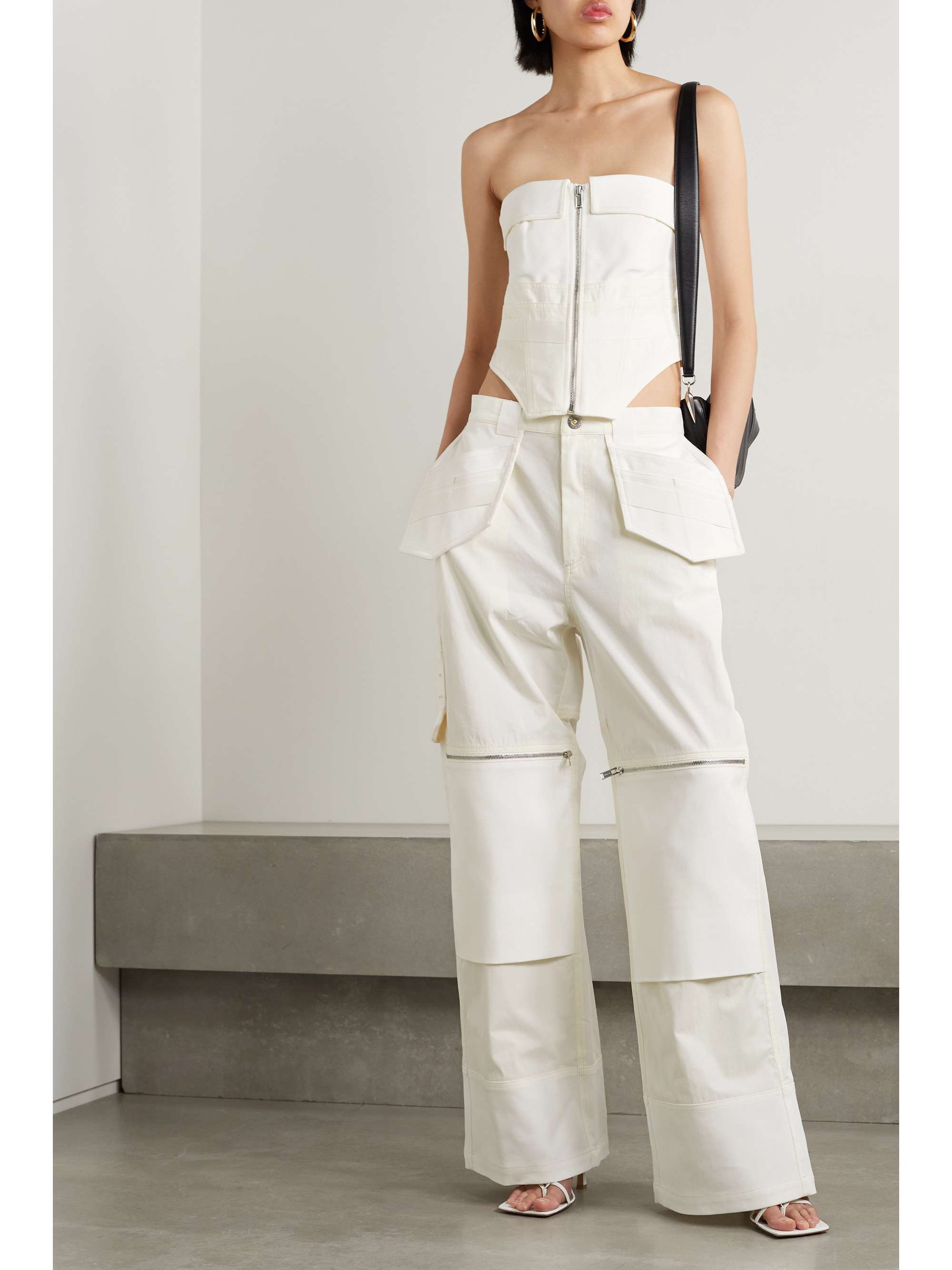 Dion lee on sale bustier top