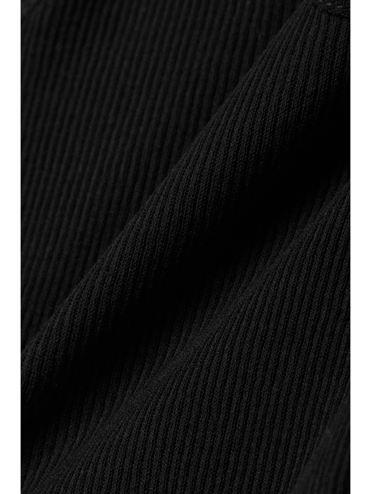 Dion Lee Layered Cutout Ribbed Cotton-blend Bodysuit In Black