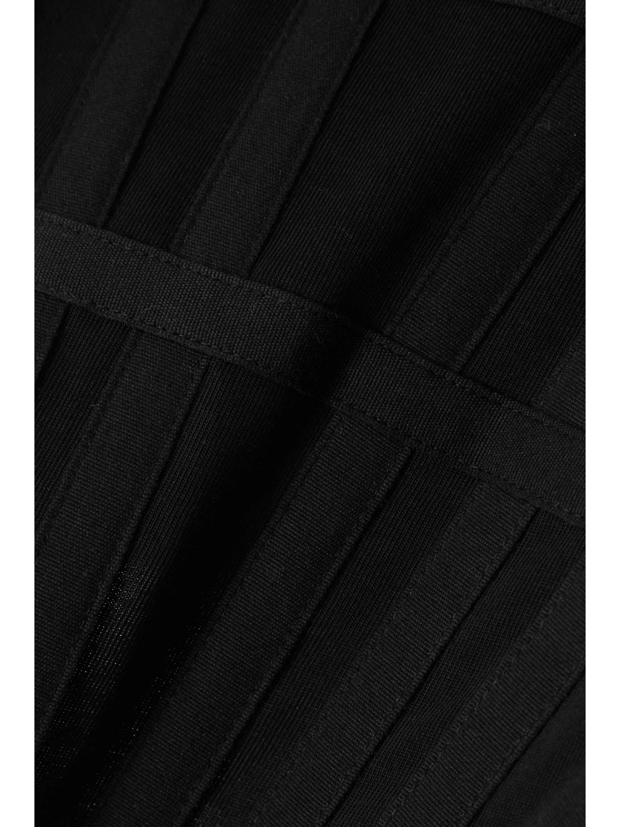 DION LEE ニットコットン クロップドビスチェトップス キャンバストリム