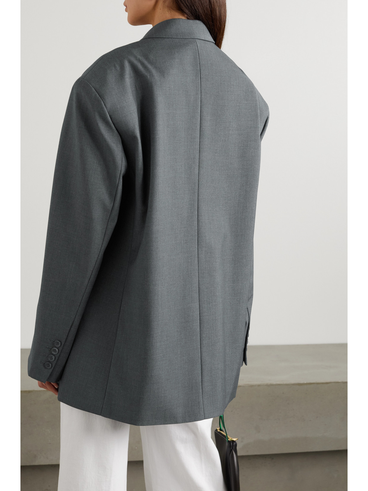 THE FRANKIE SHOP GELSO OVERSIZED TENCEL LYOCELL-BLEND BLAZER 